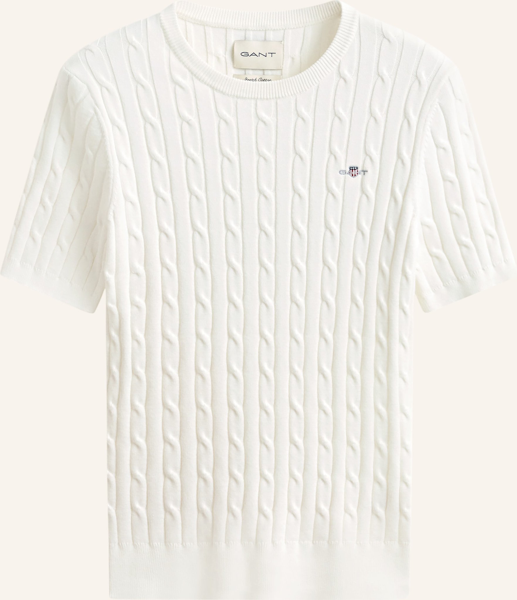 Thumbnail - Gant Strickshirt weiss