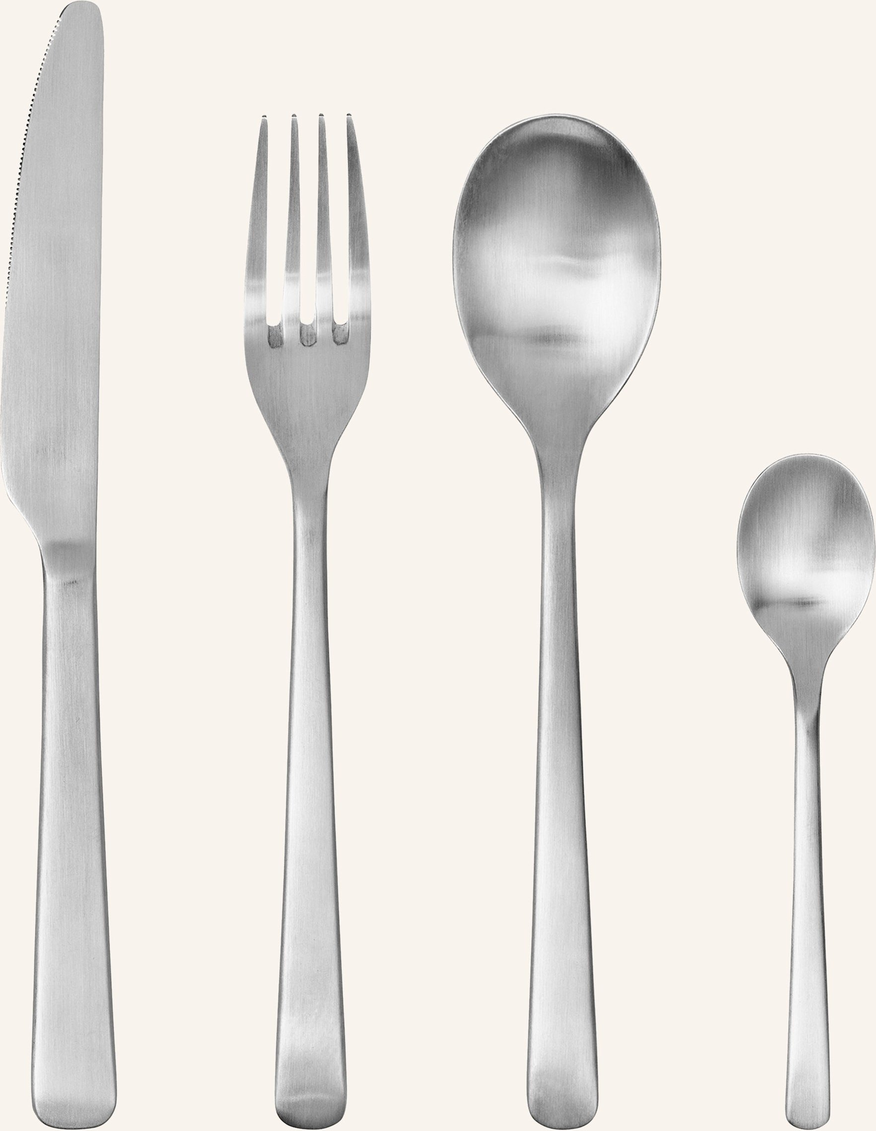 Broste Copenhagen 4-Tlg. Besteck-Set Hune silber