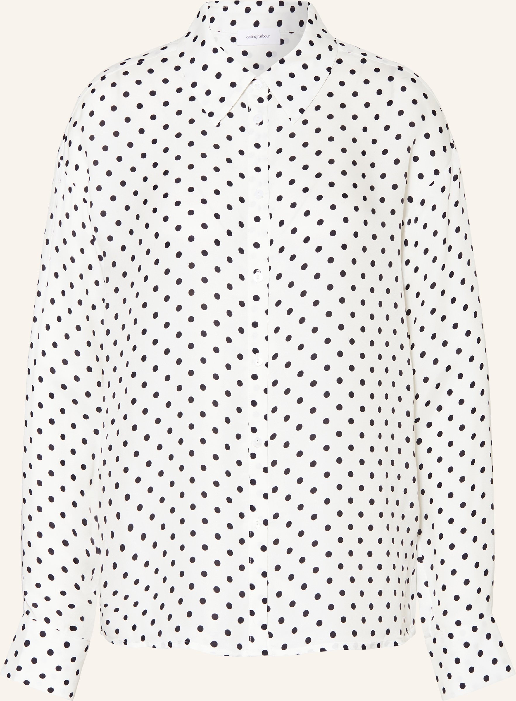 Darling Harbour Hemdbluse Mit Seide weiss