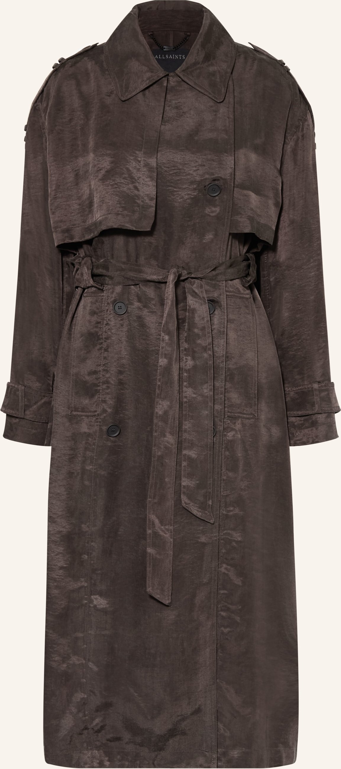 Allsaints Trenchcoat Linnie braun