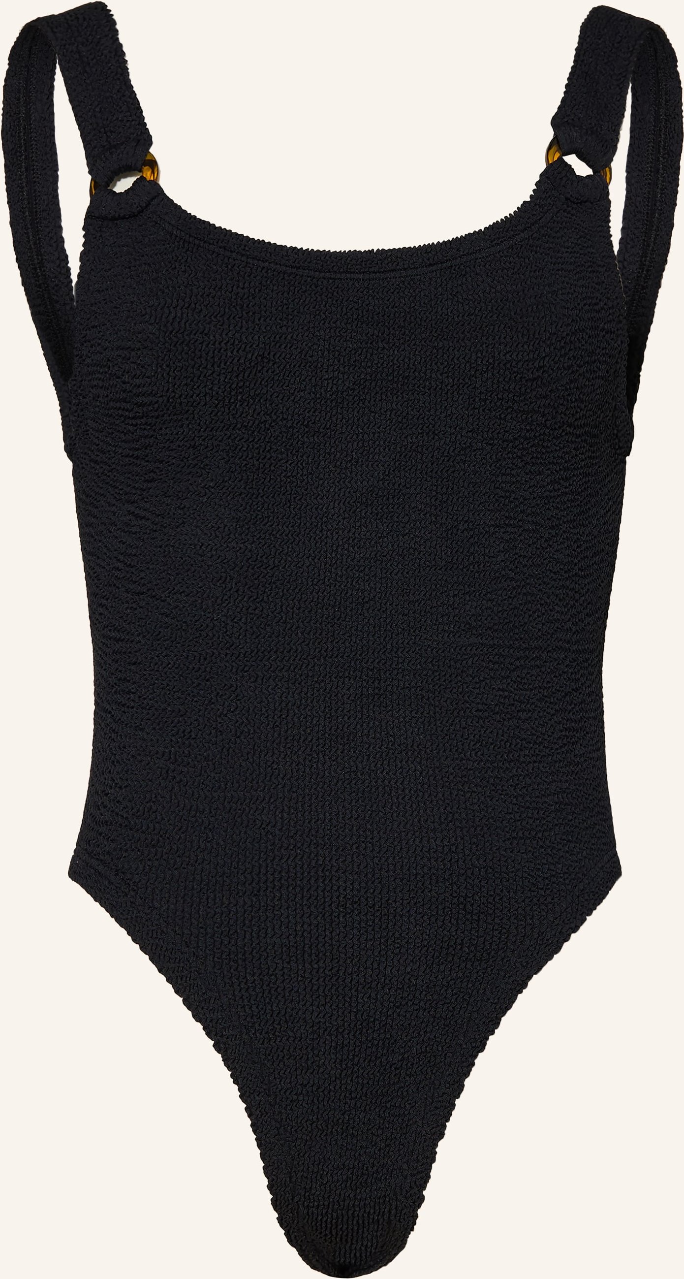 Hunza G Badeanzug Domino schwarz