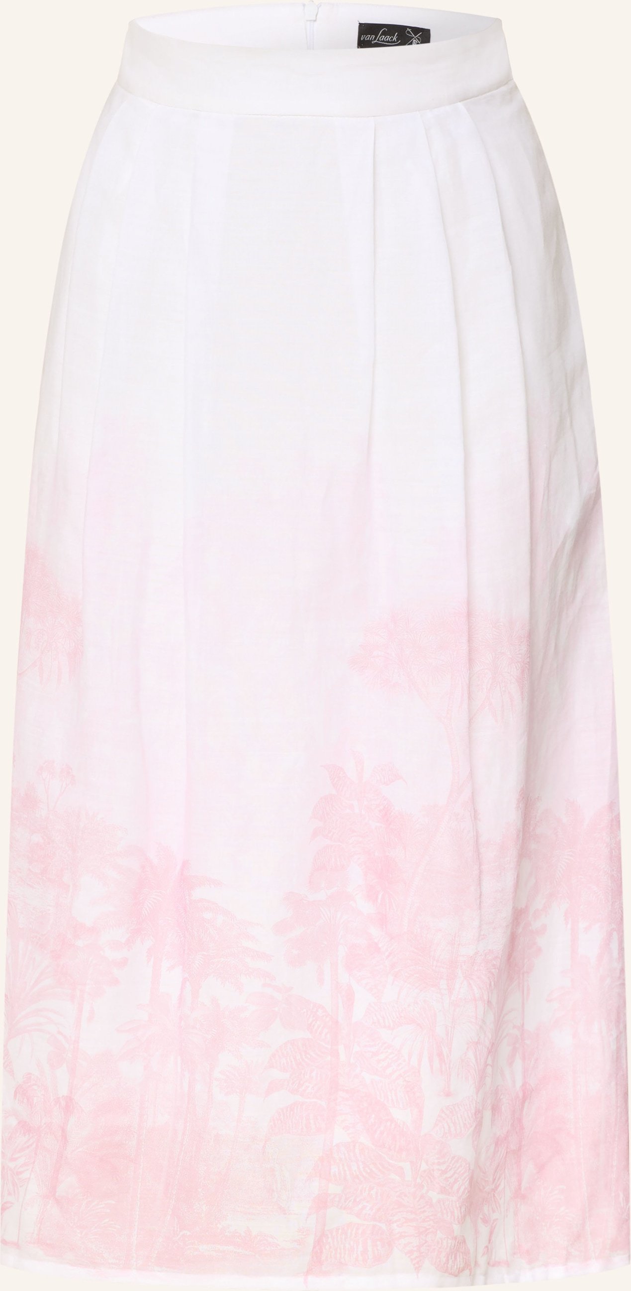 Van Laack Faltenrock Vl-Rella-Brpx weiss