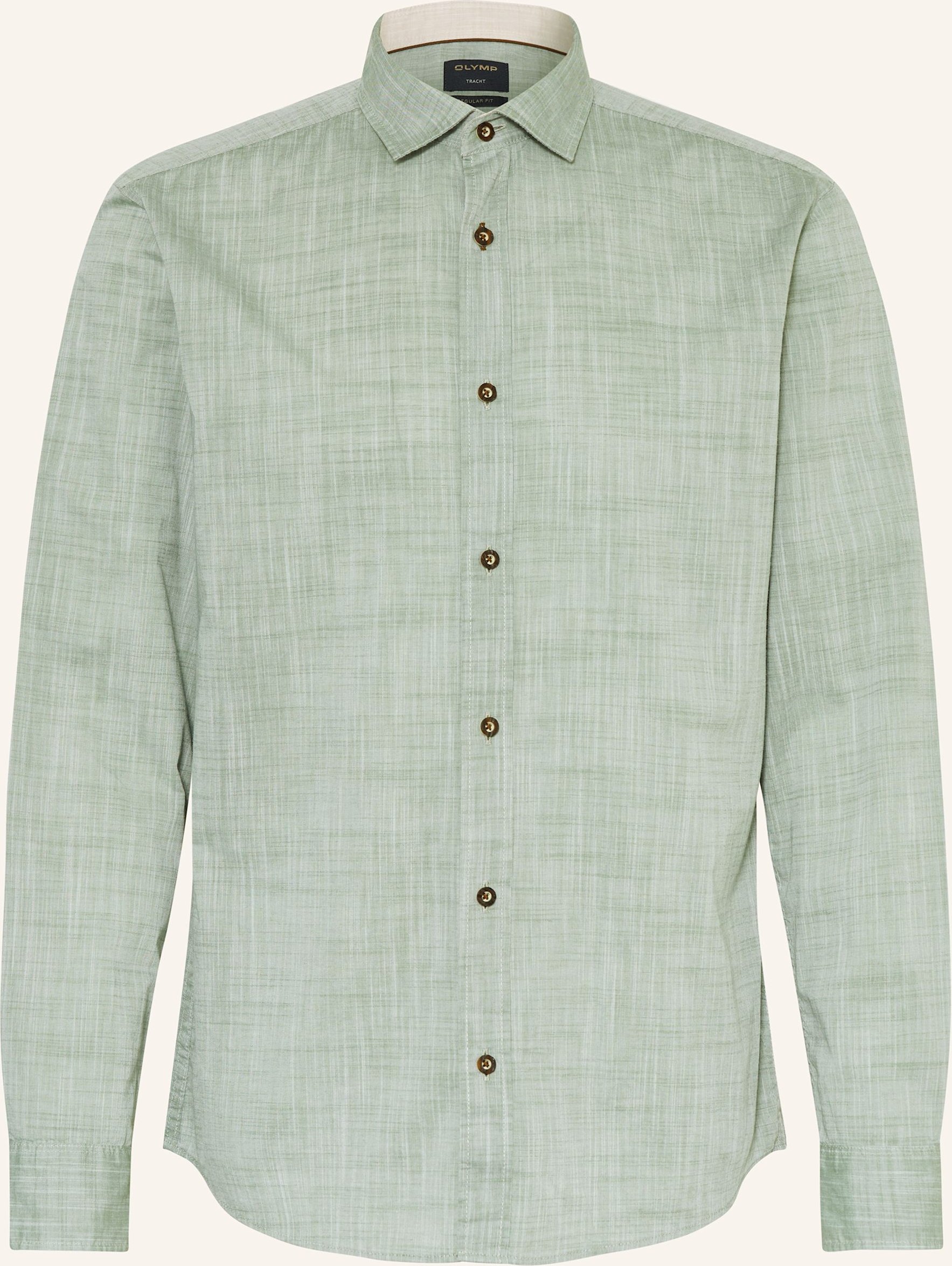 Thumbnail - Olymp Trachtenhemd Casual Regular Fit gruen