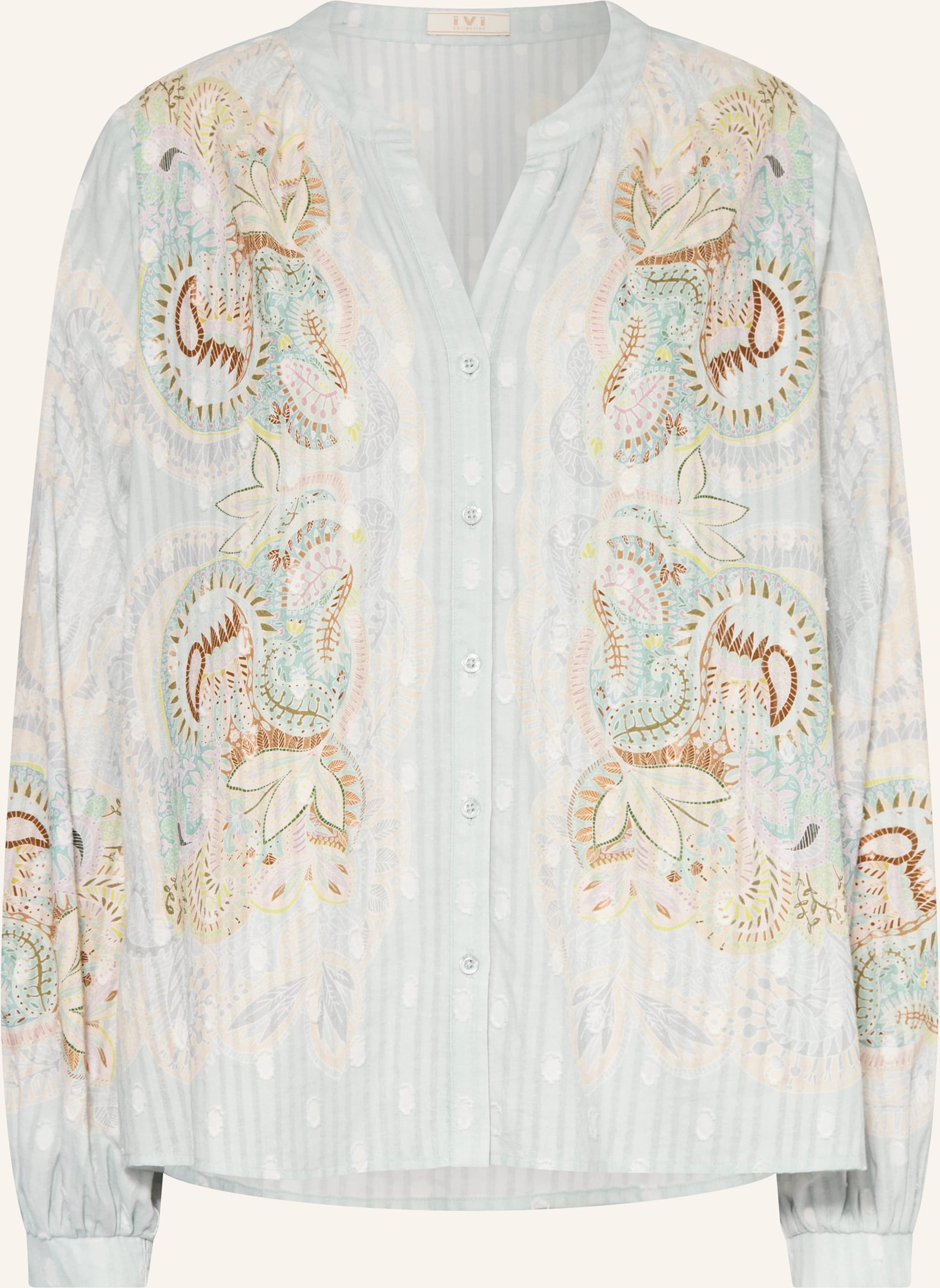 Ivi Collection Blusenshirt blau
