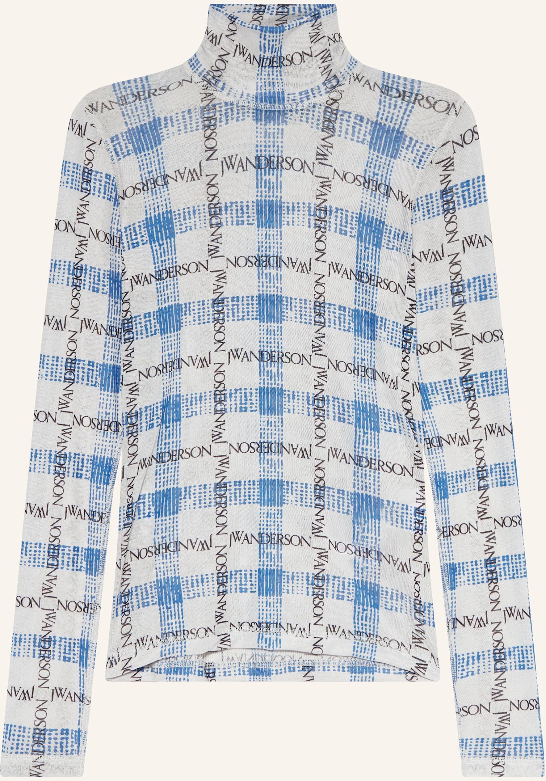Thumbnail - Jw Anderson Longsleeve Aus Mesh blau