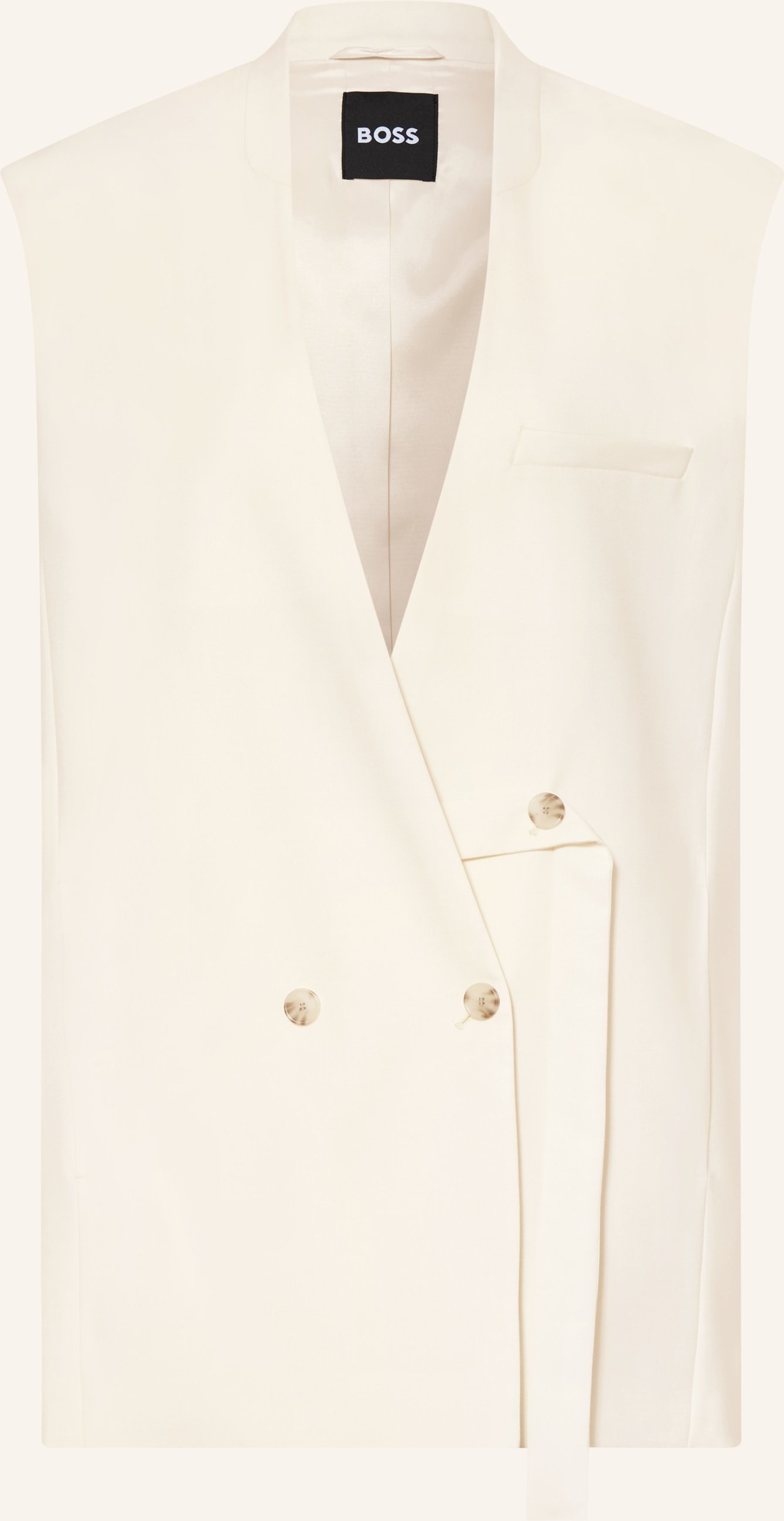 Boss Blazerweste Jawikiri weiss