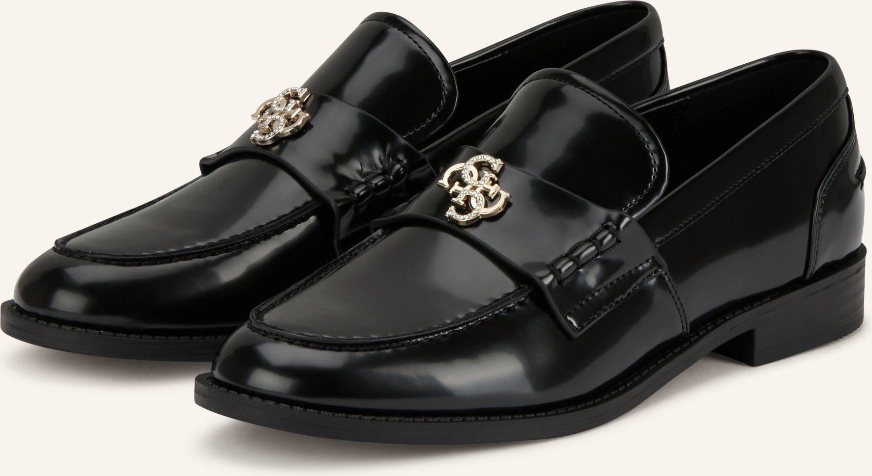 Guess Loafer Bevalee schwarz
