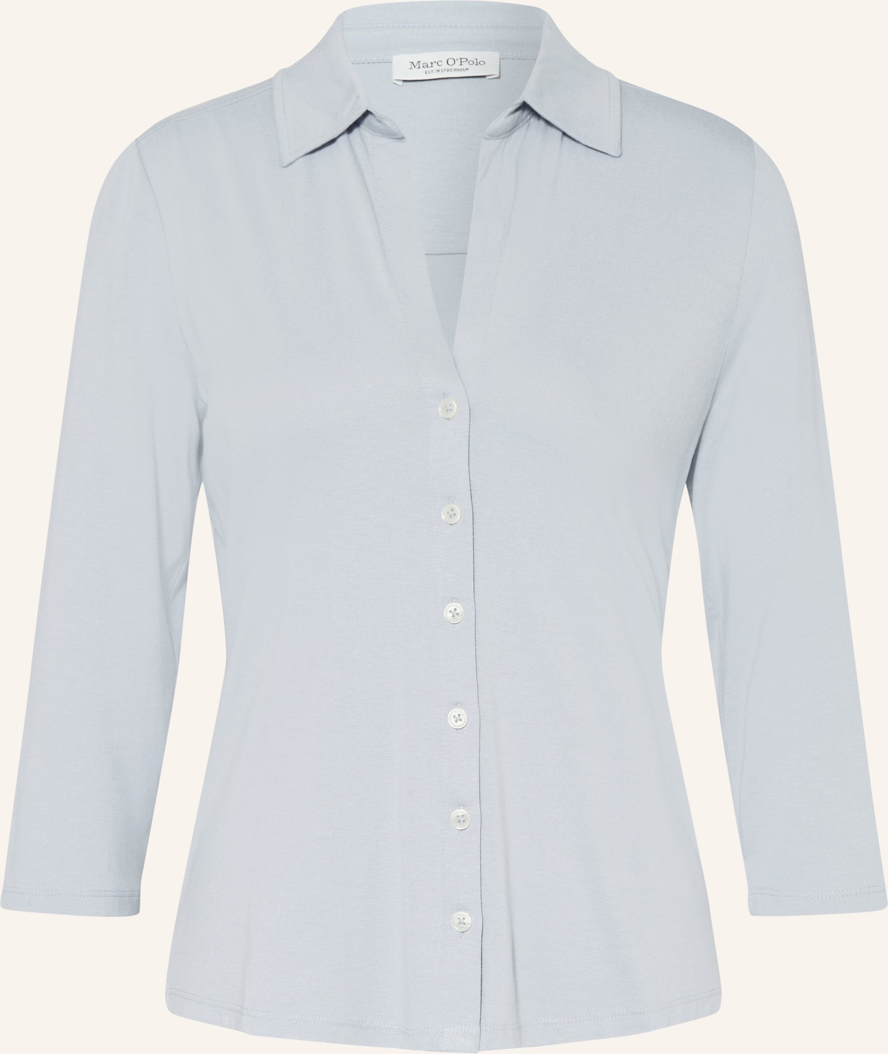 Marc O'polo Jerseybluse Mit 3/4-Arm grau