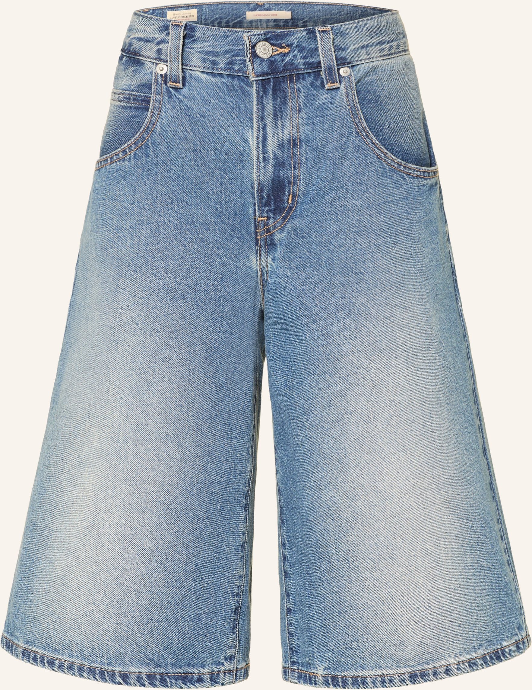 Levi's® Jeans-Bermudas blau