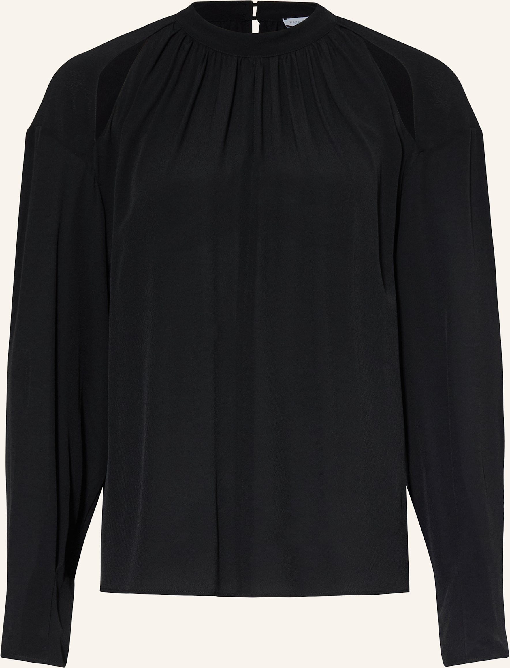 Patrizia Pepe Blusenshirt Mit Cut-Outs schwarz