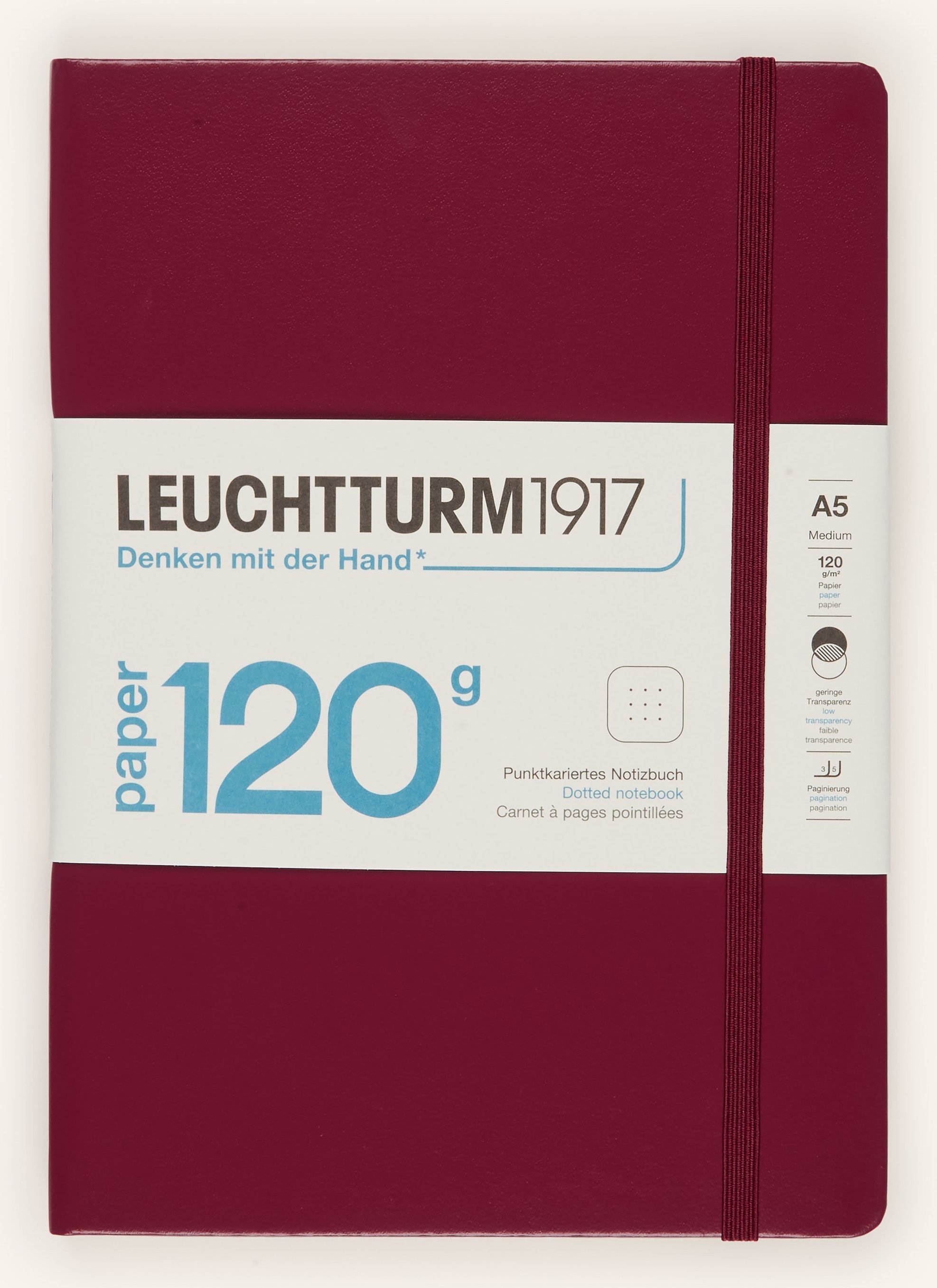 leuchtturm1917 Notizbuch Medium Edition 120 rot