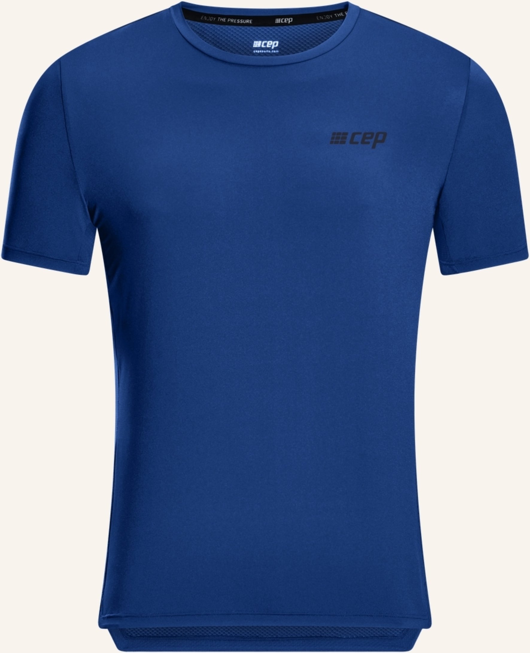 Cep Laufshirt The Run Short Sleeve blau