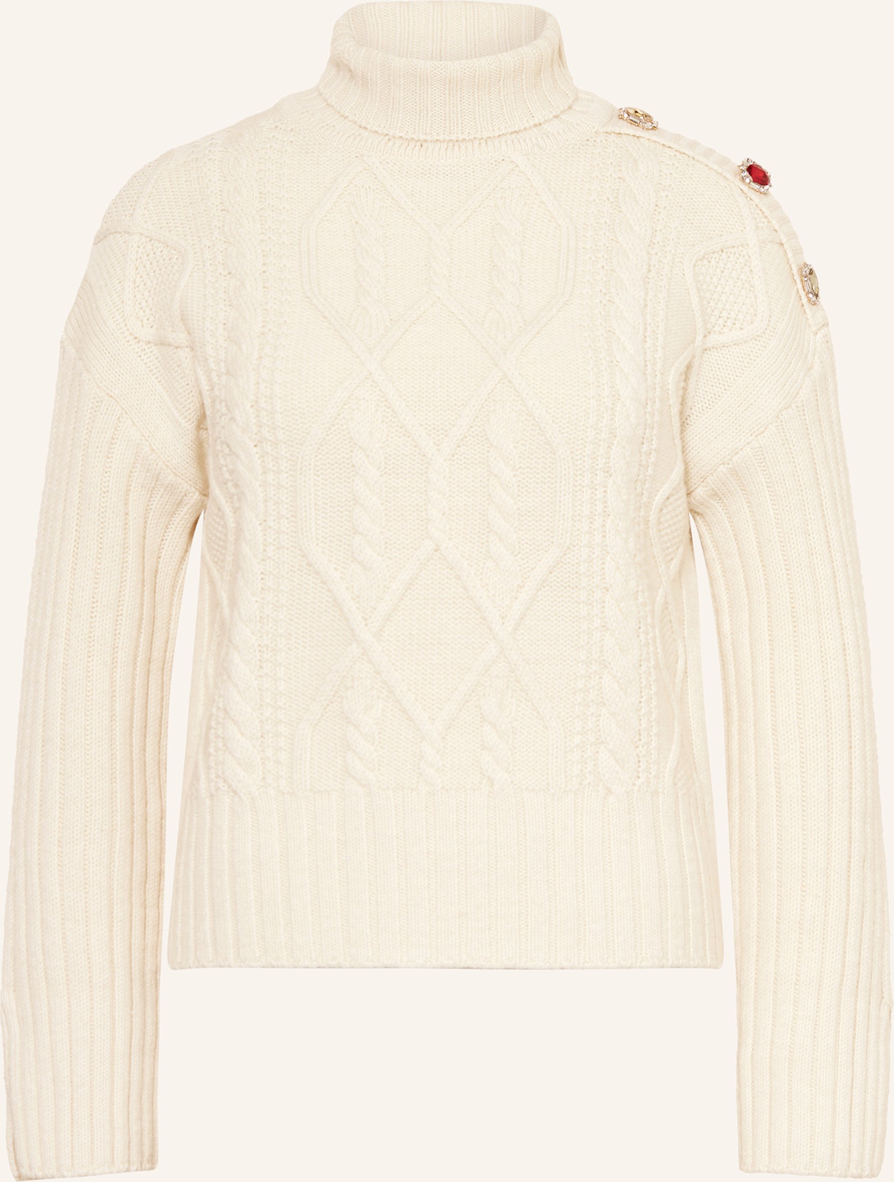 Liu Jo Pullover Mit Schmucksteinen weiss