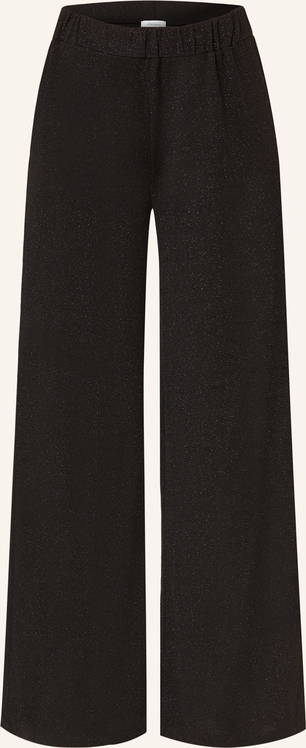 Darling Harbour Marlenehose Mit Glitzergarn schwarz