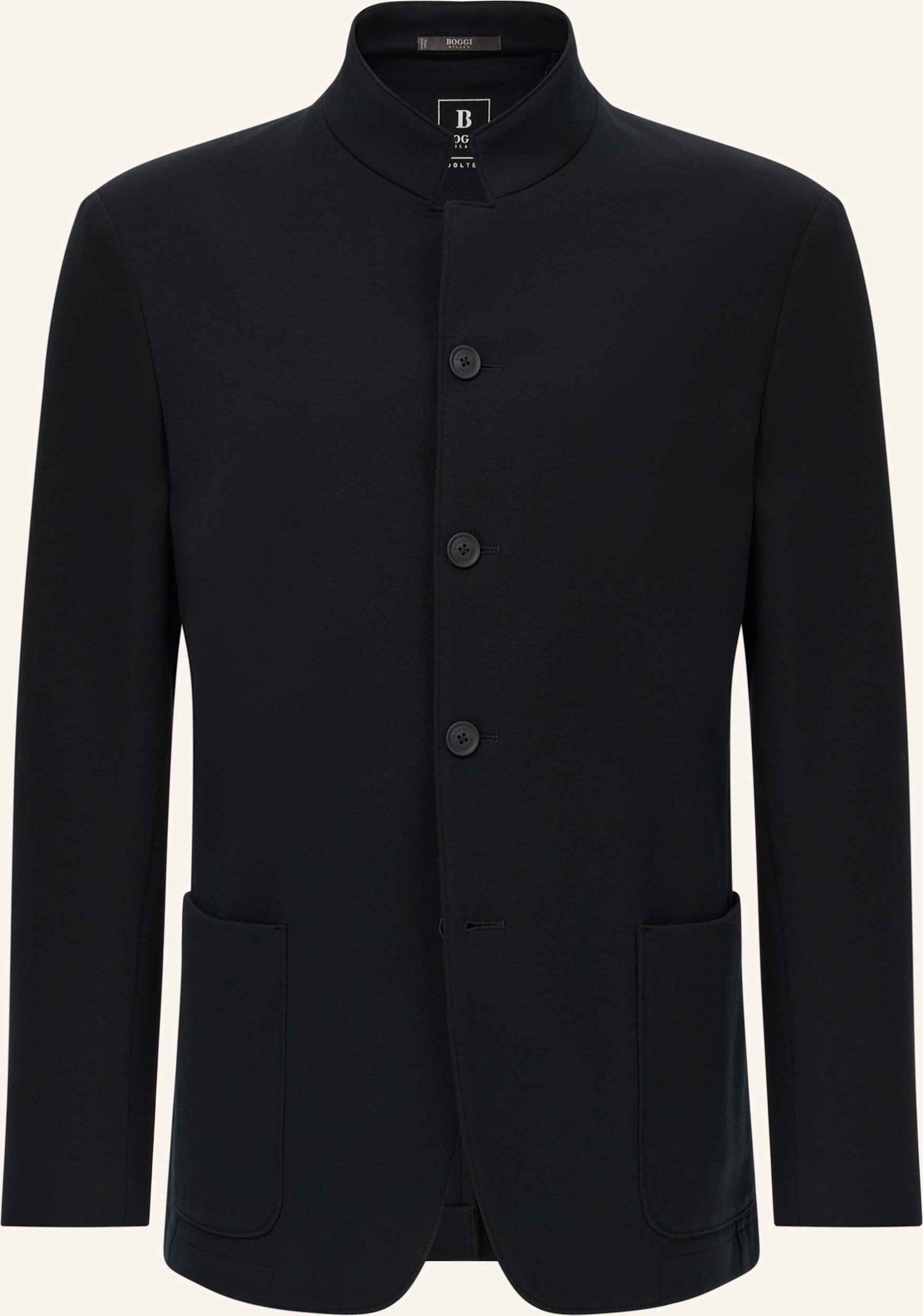Boggi Milano B Tech Technical Wool Jacket schwarz