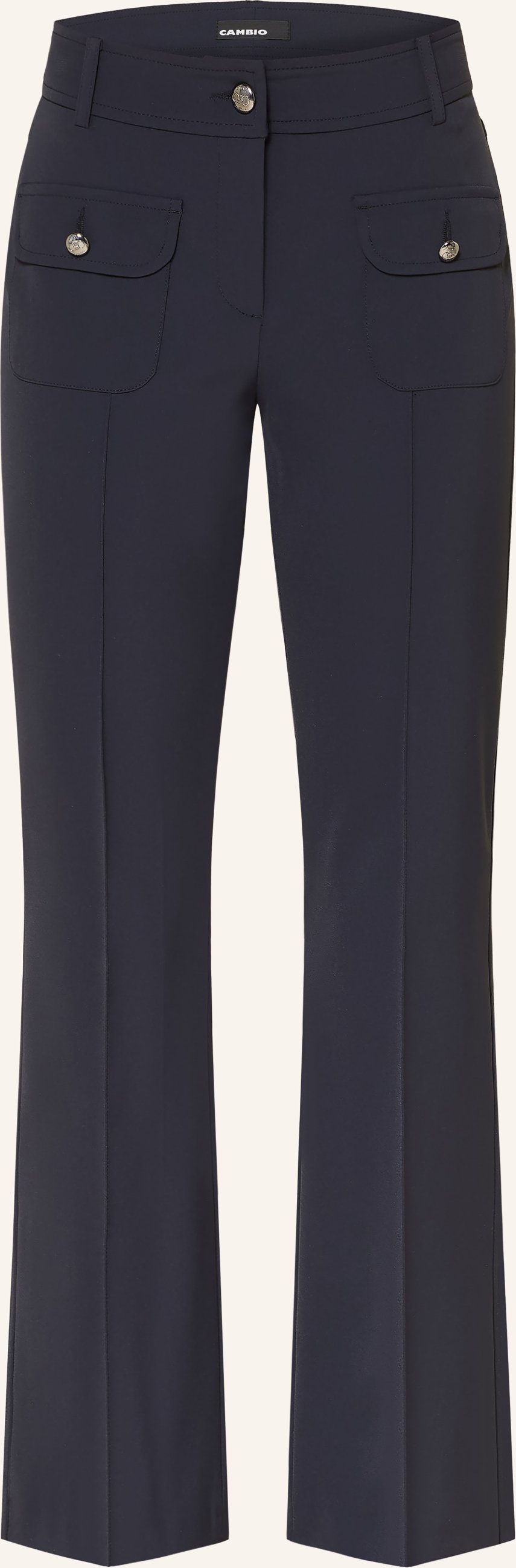 Cambio Bootcut-Hose Farah blau