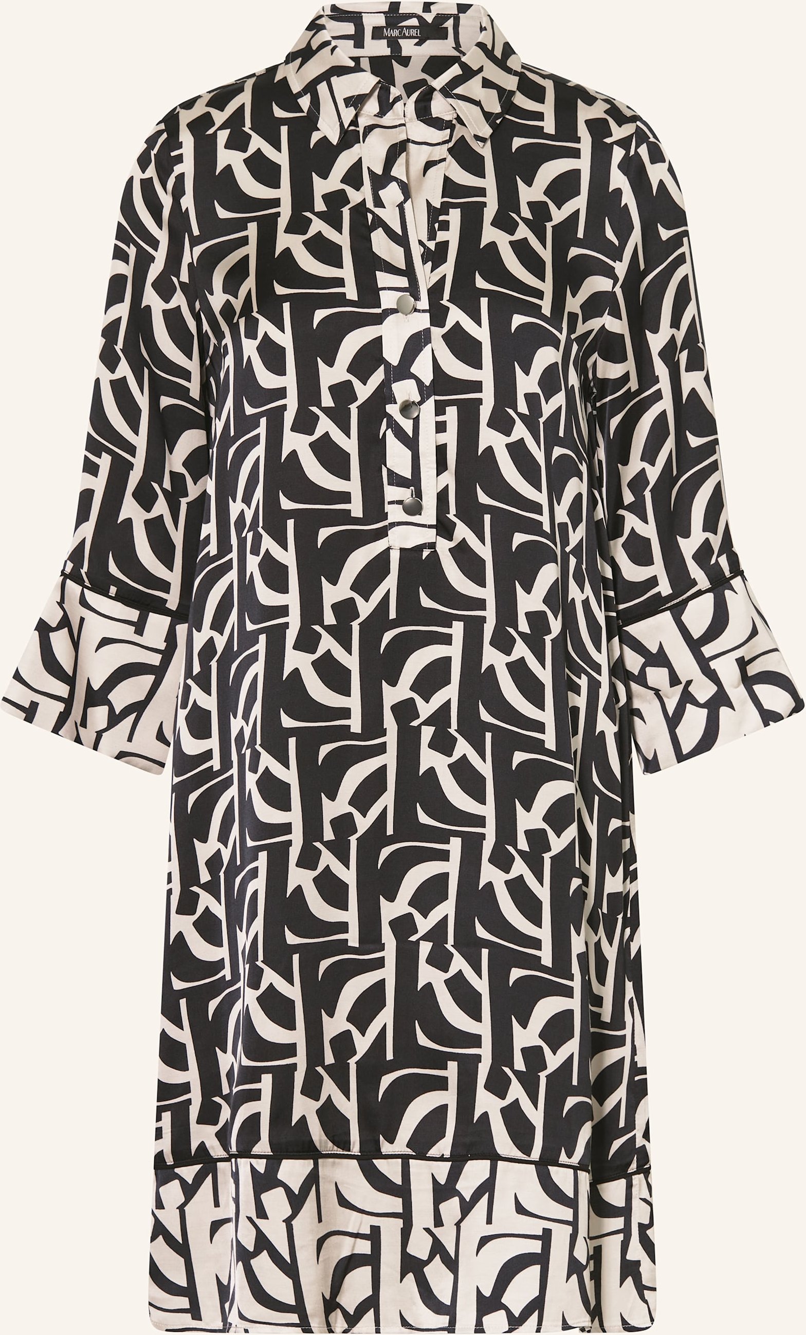 Marc Aurel Kleid Mit 3/4-Arm schwarz