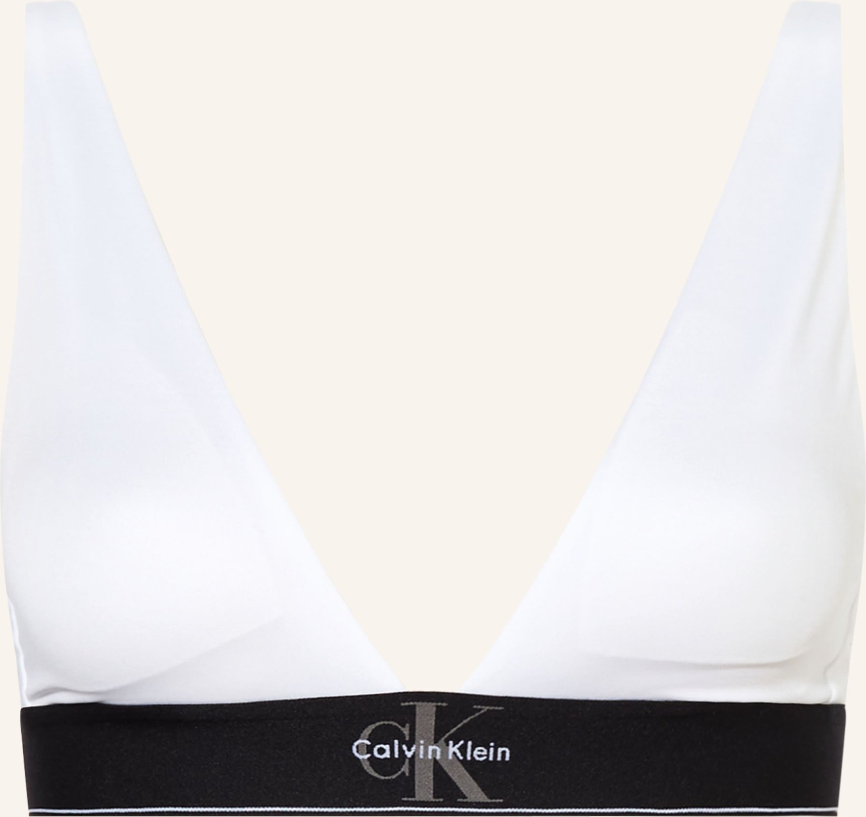 Calvin Klein Triangel-Bh weiss