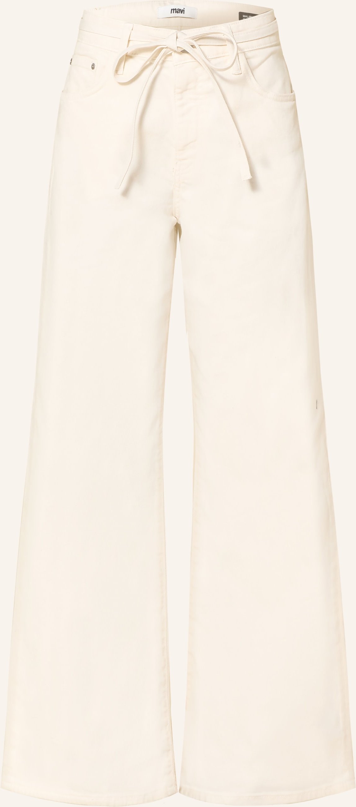 Mavi Wide Leg Jeans Malibu weiss