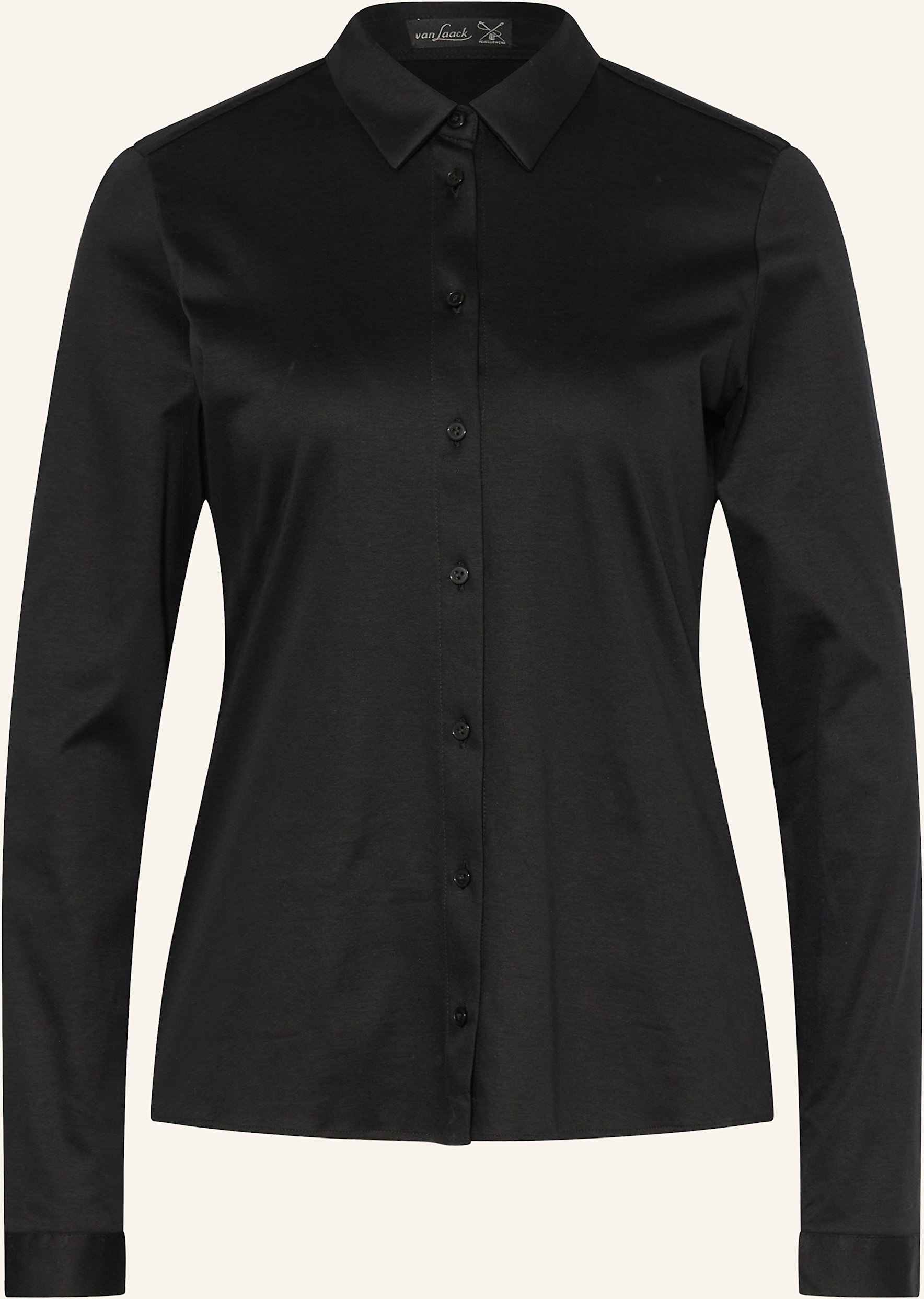Van Laack Hemdbluse Vl-Malis-Sv Aus Jersey schwarz
