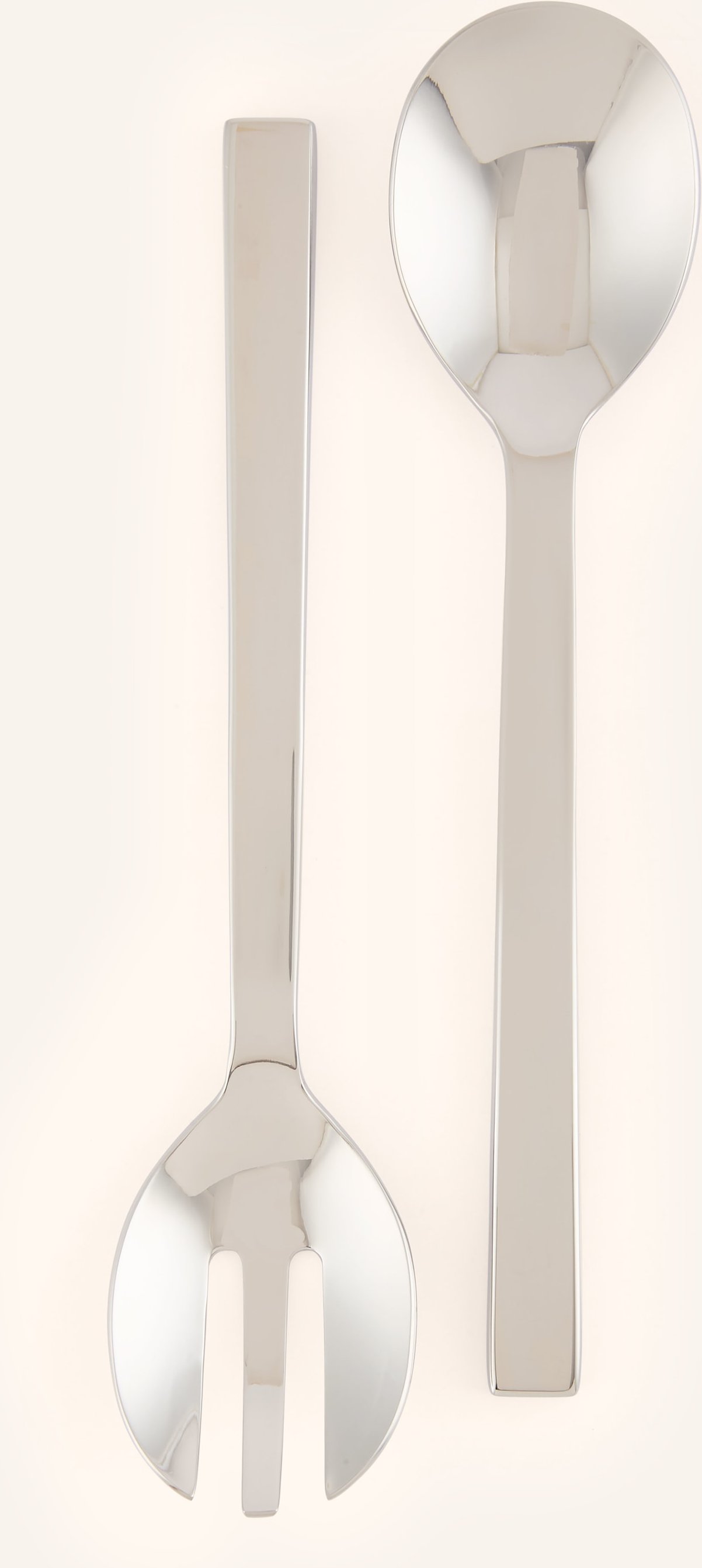 Alessi 2-Tlg. Salatbesteck Santiago silber
