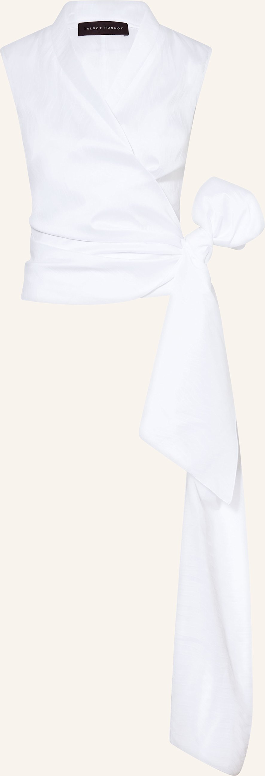 Thumbnail - Talbot Runhof Wickelbluse weiss