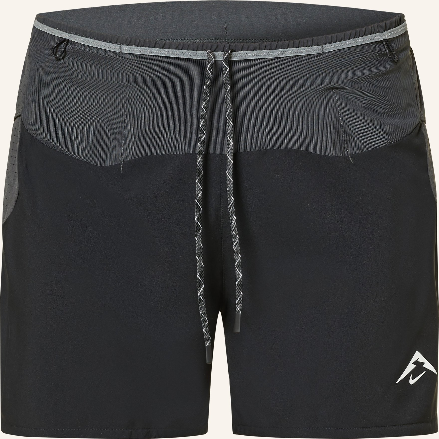 Nike 2-In-1-Laufshorts Second Sunrise schwarz