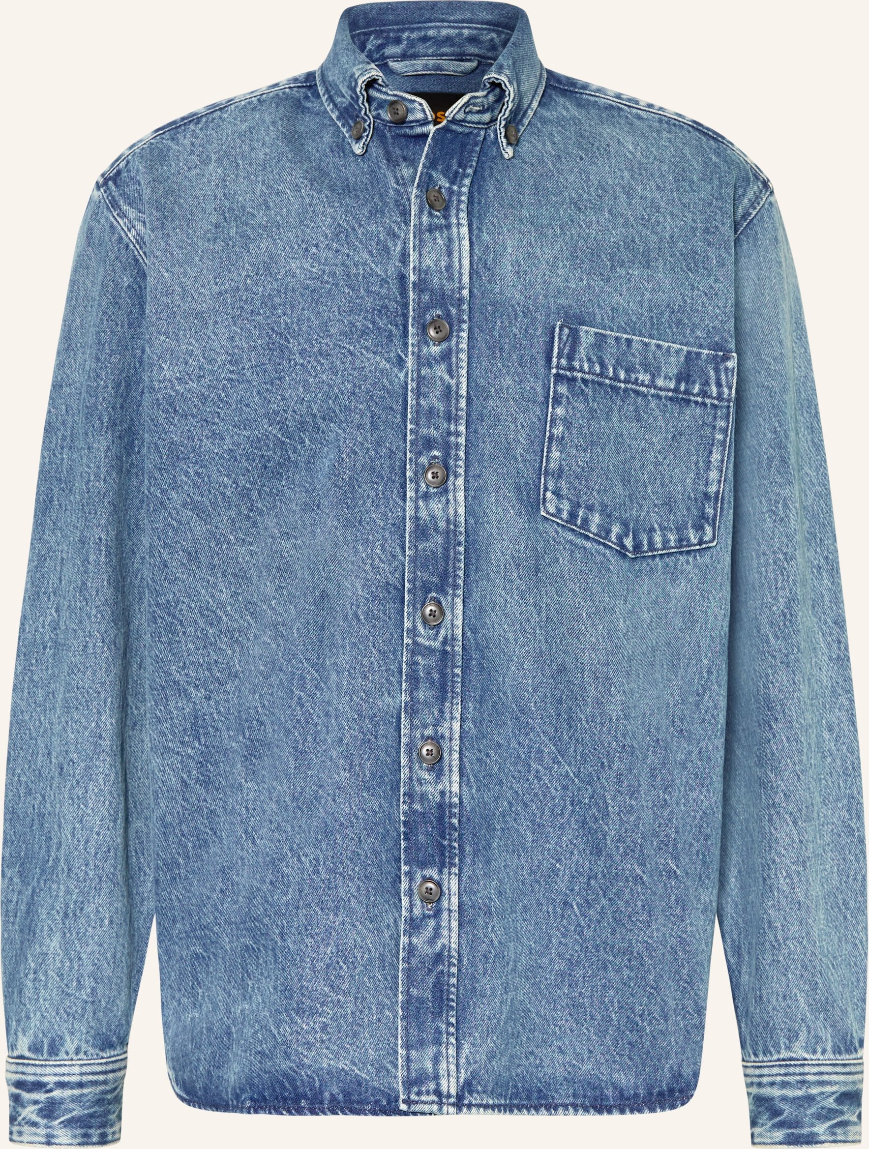 Boss Jeanshemd Comfort Fit blau