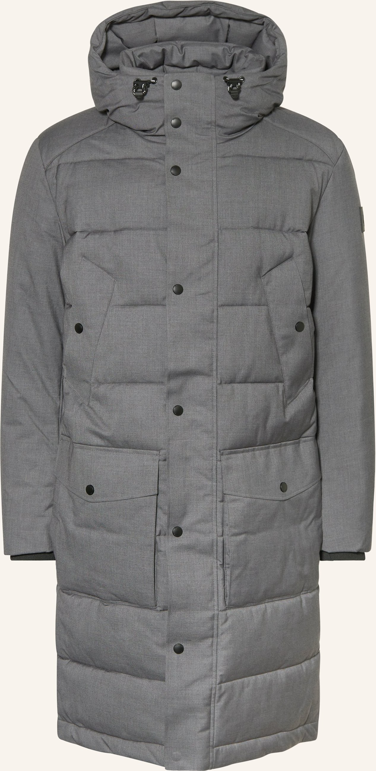 Strellson Steppmantel Mit Blende grau