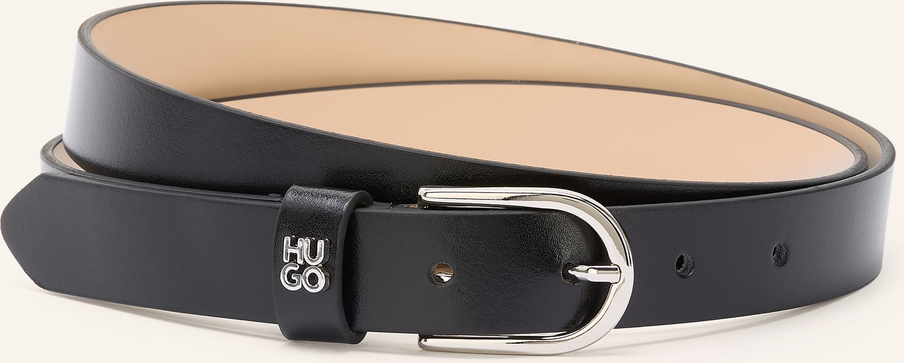 Hugo Ledergürtel Zoey schwarz