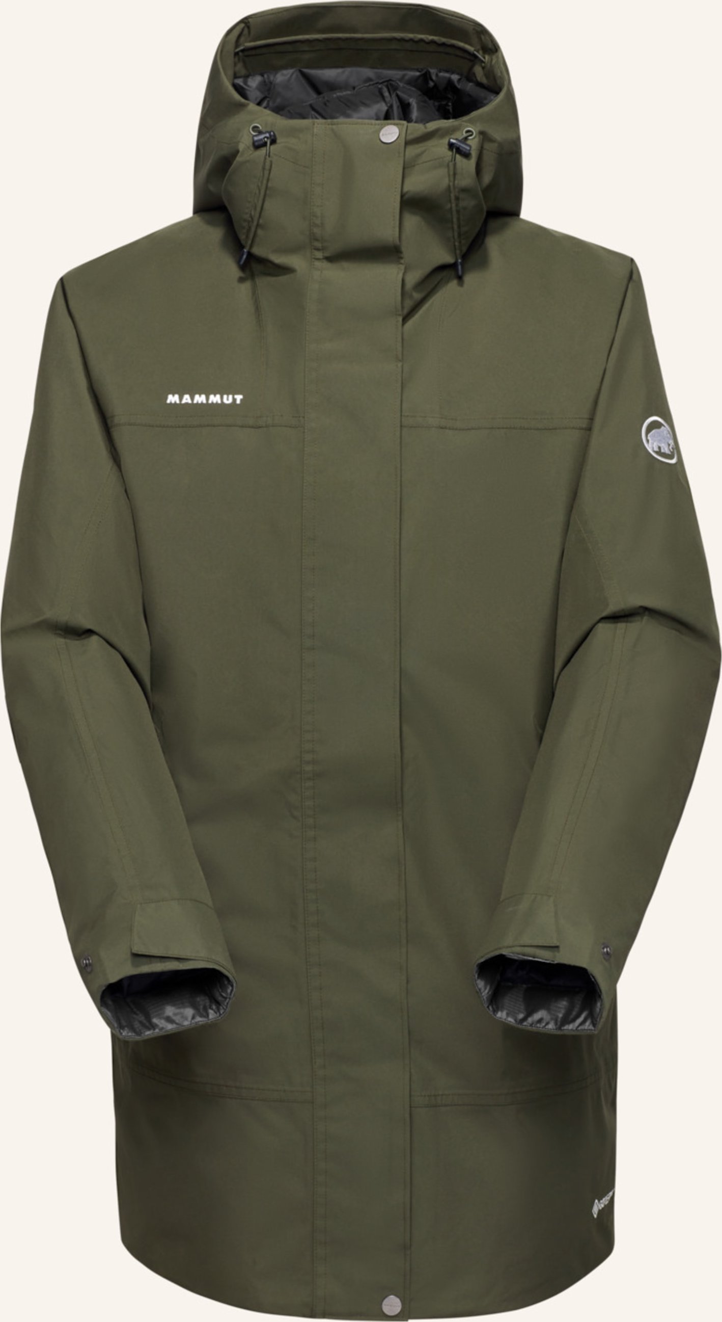 Mammut Winterparka Treeline Hs Thermo Mit Kapuze gruen