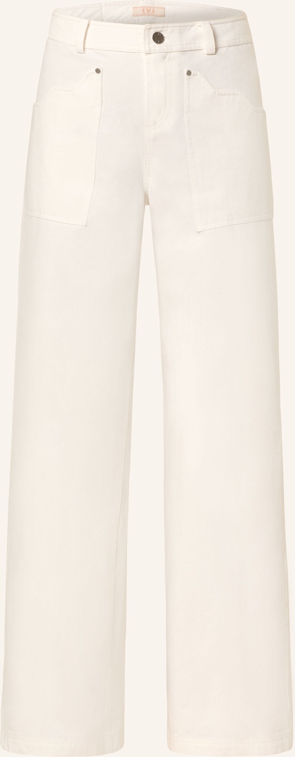 Ivi Collection Flared Jeans blau