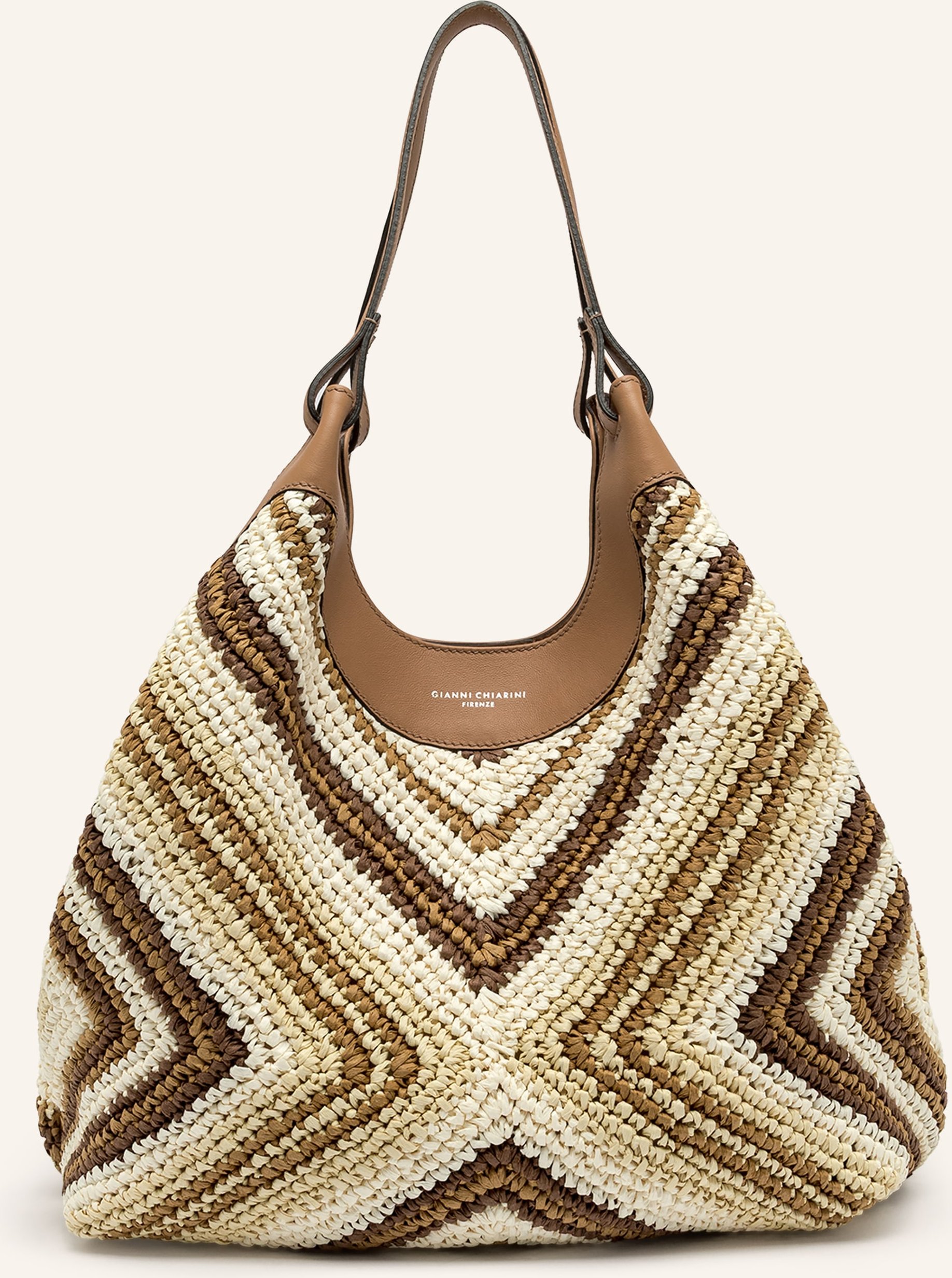 Gianni Chiarini Beuteltasche Mit Pouch beige