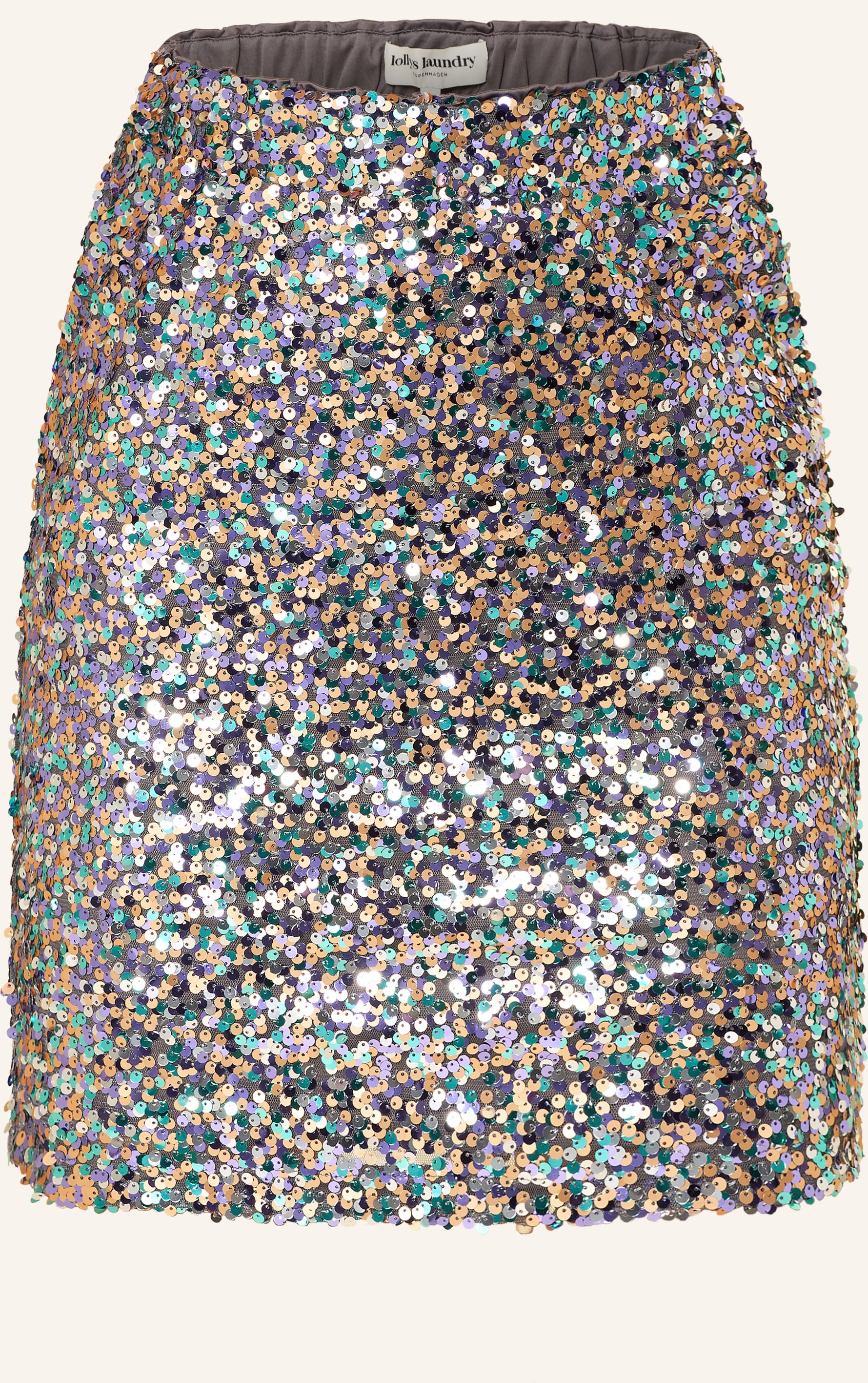 Lollys Laundry Rock Annall Mit Pailletten silber