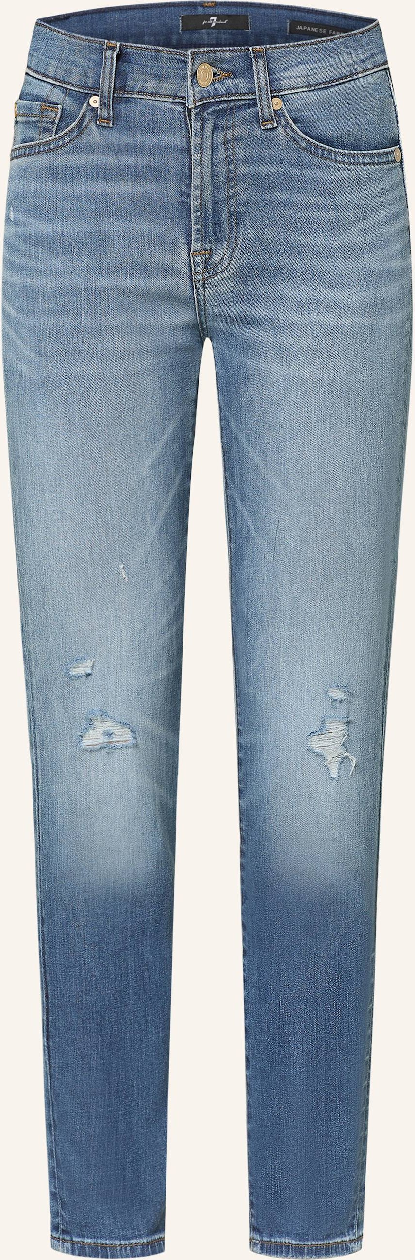 7 For All Mankind Skinny Jeans Roxanne Mimosa blau
