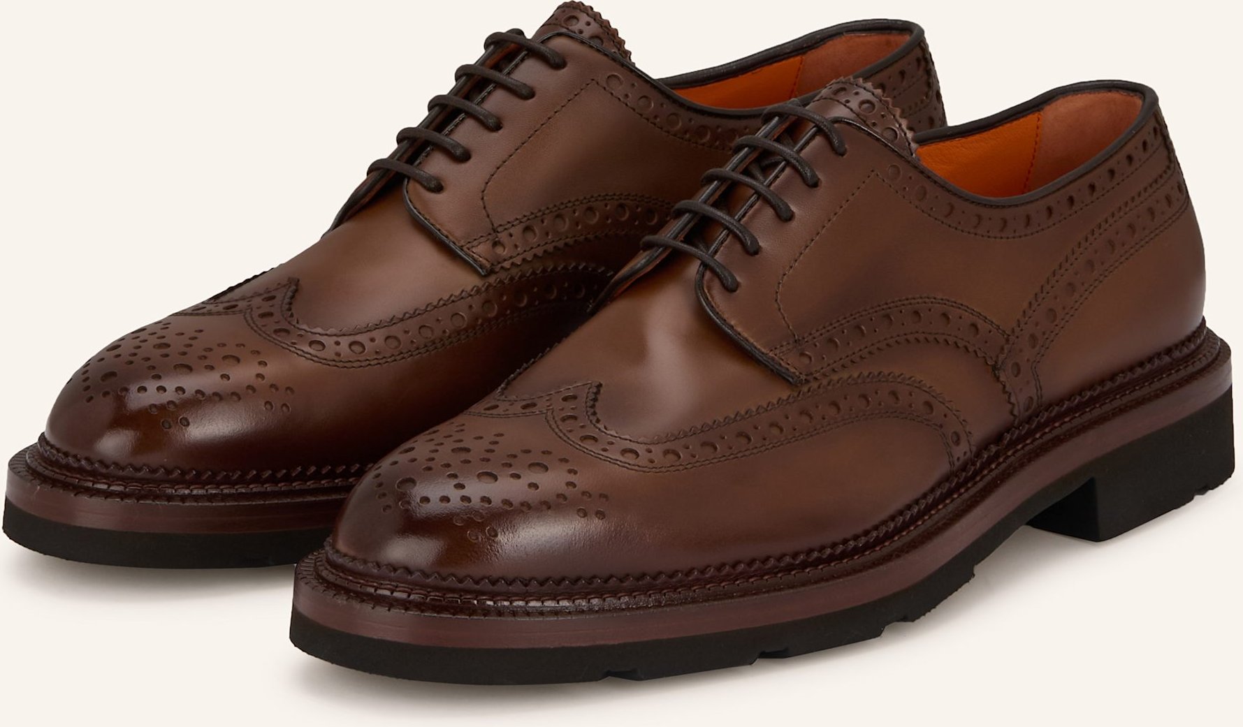 Santoni Schnürer Emil braun