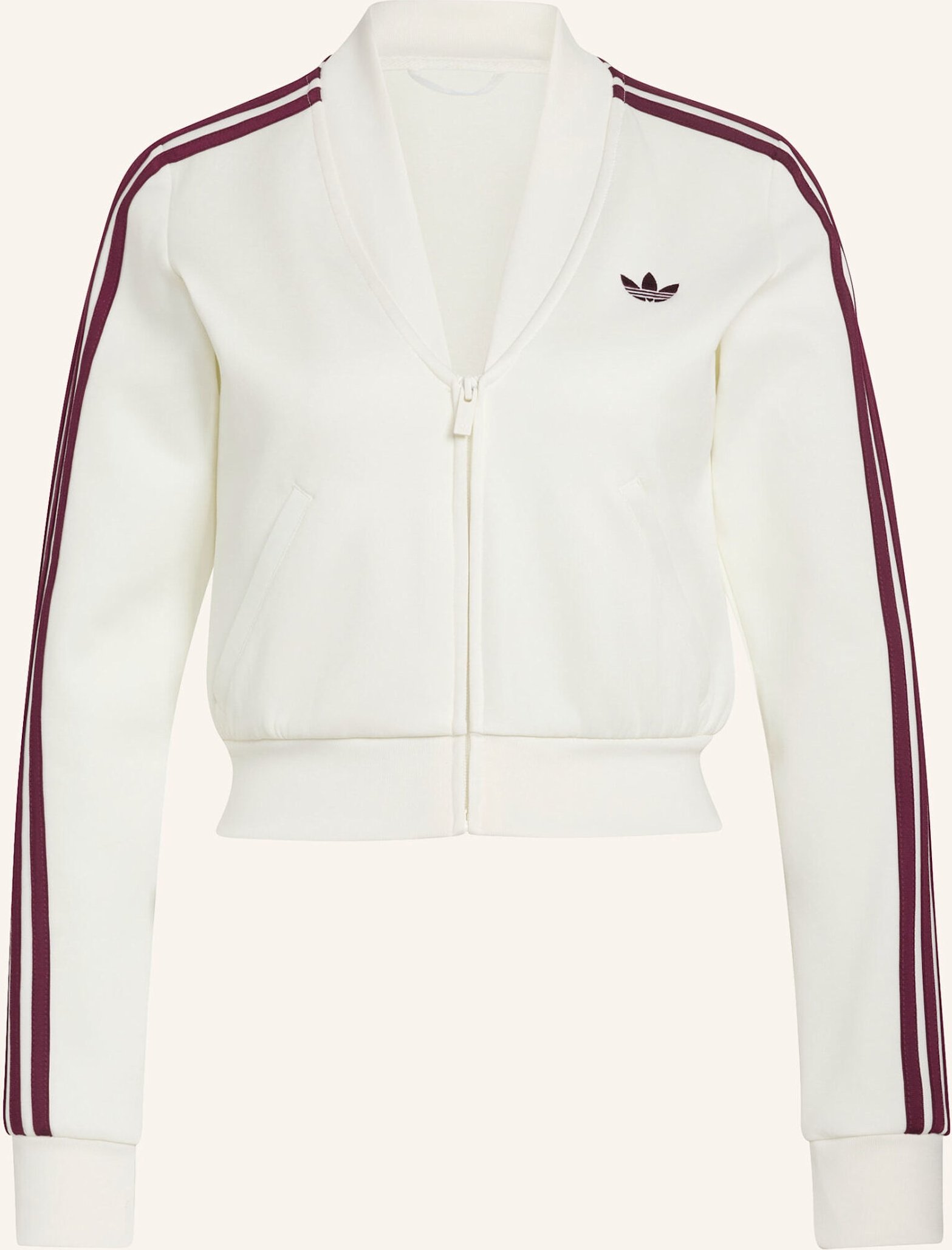 Adidas Originals Superstar Track Top Mit V-Ausschnitt weiss