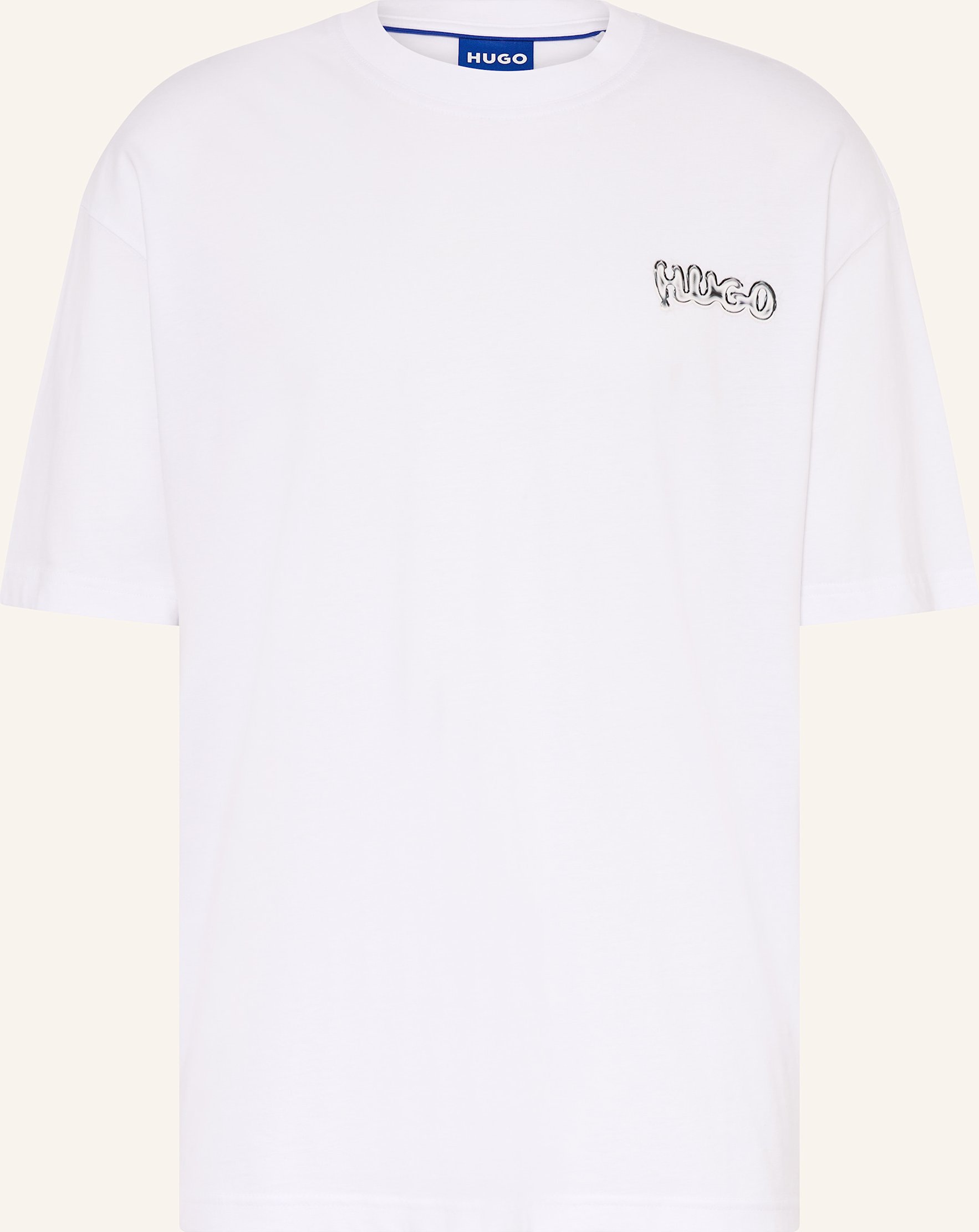 Hugo Oversized-Shirt Nyrotee weiss