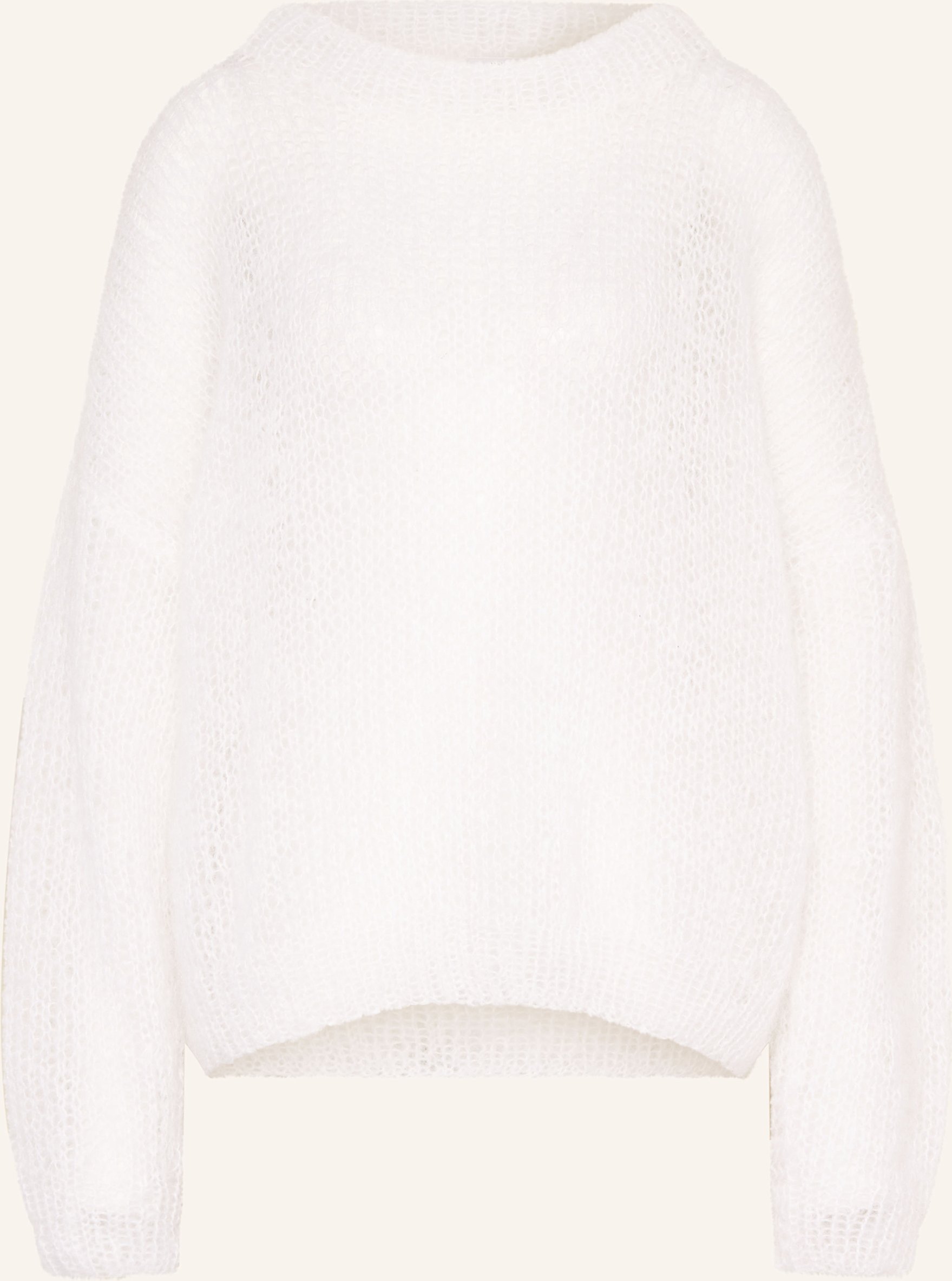 Maiami Mohair-Pullover weiss