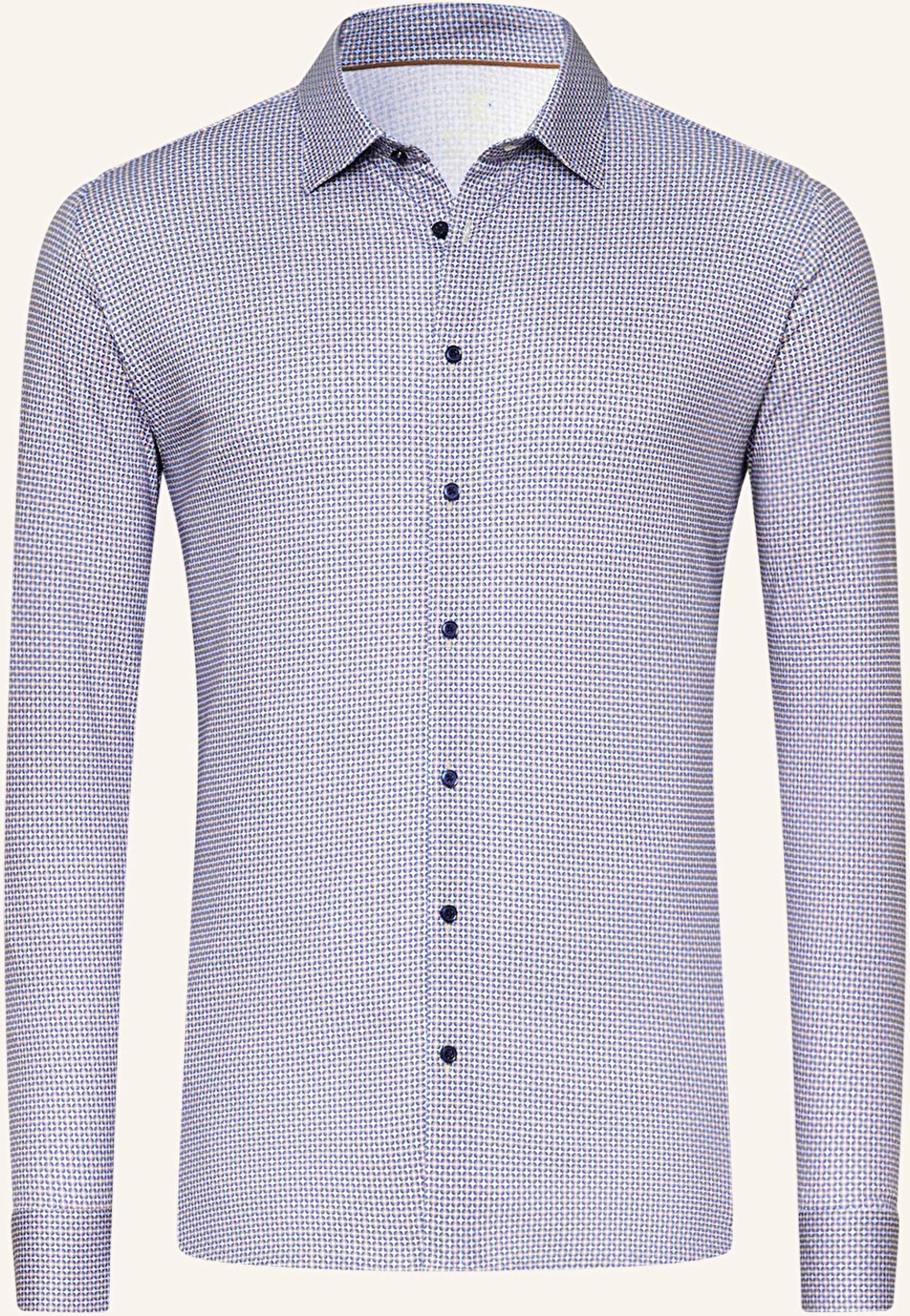 Desoto Jerseyhemd Slim Fit beige