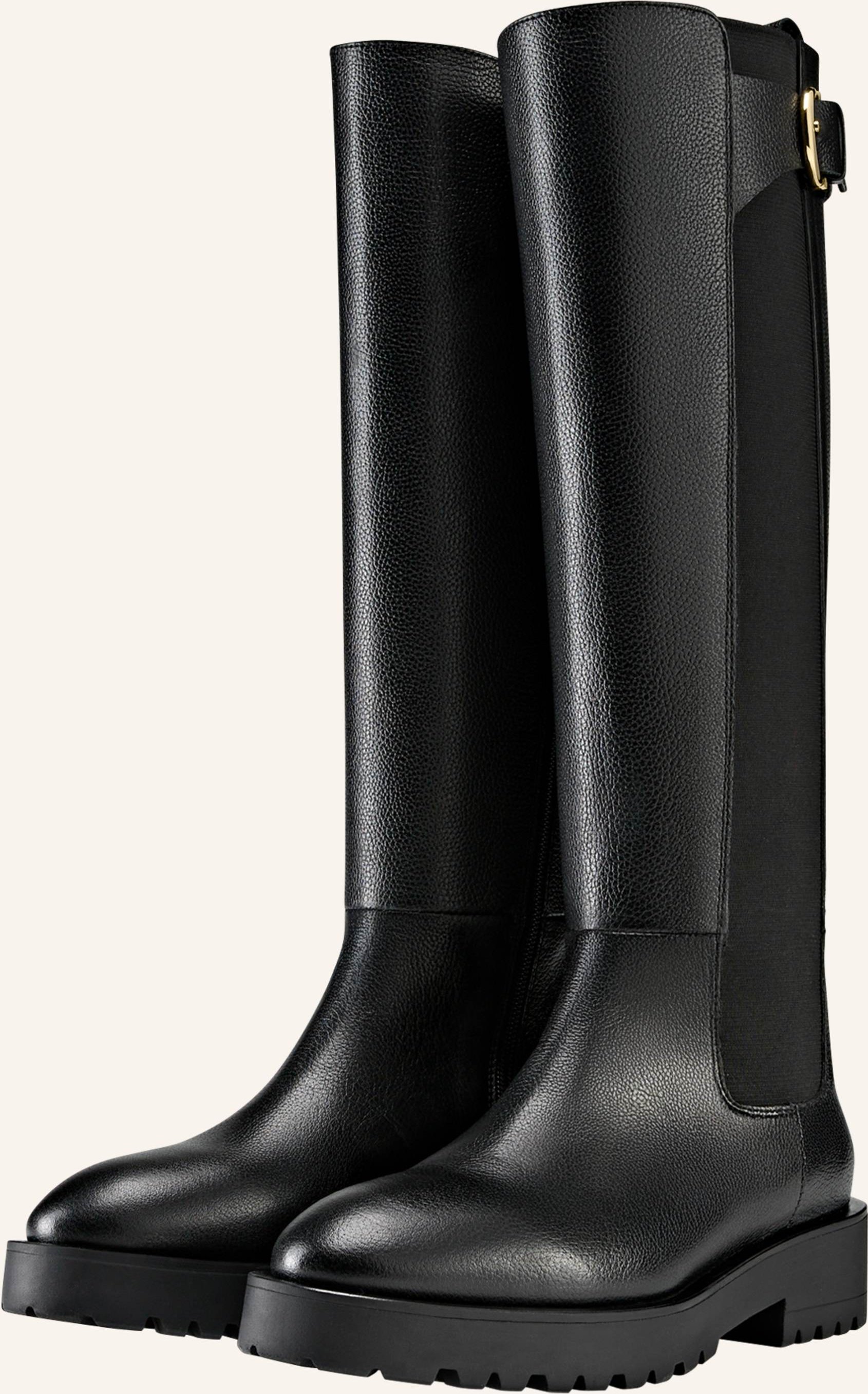 Thumbnail - Aigner Knee High Boot Ava 54a schwarz