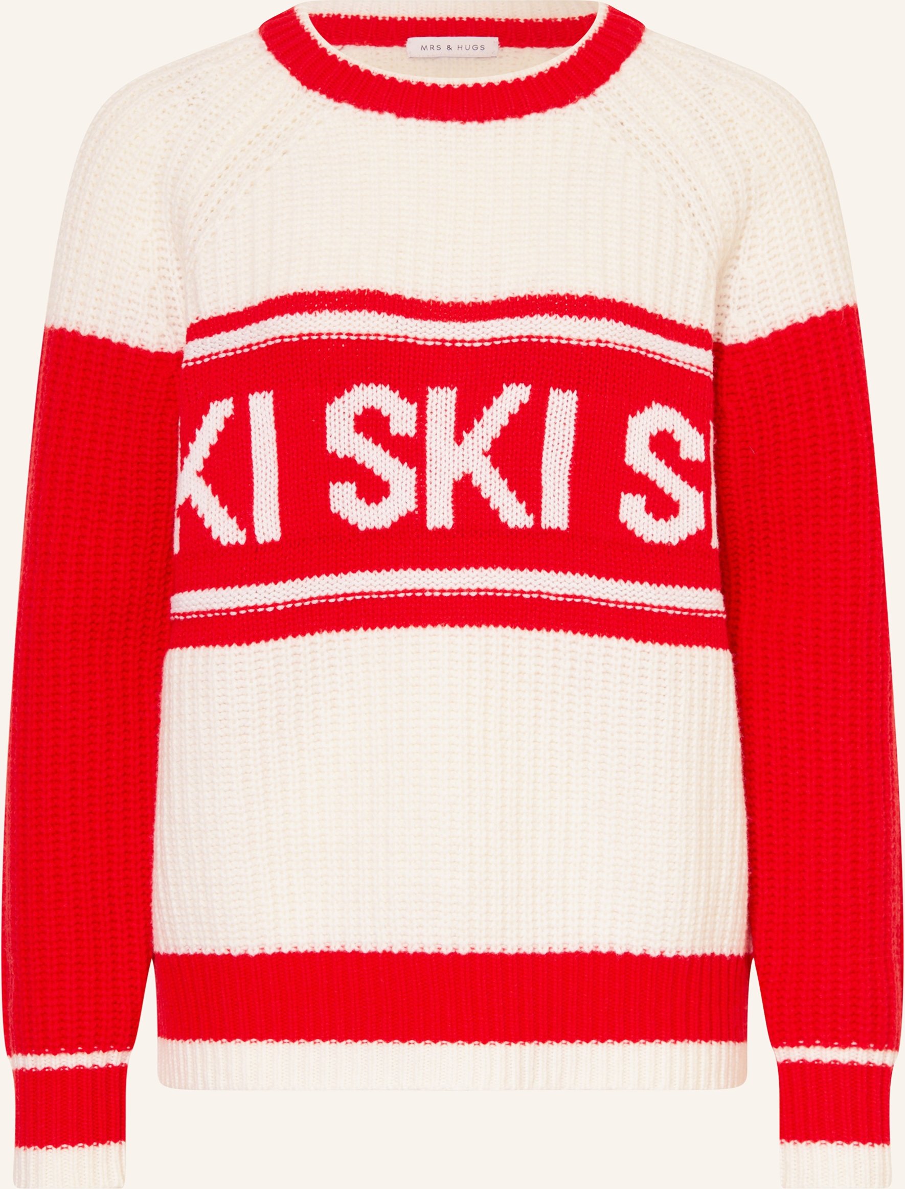 Mrs & Hugs Pullover rot