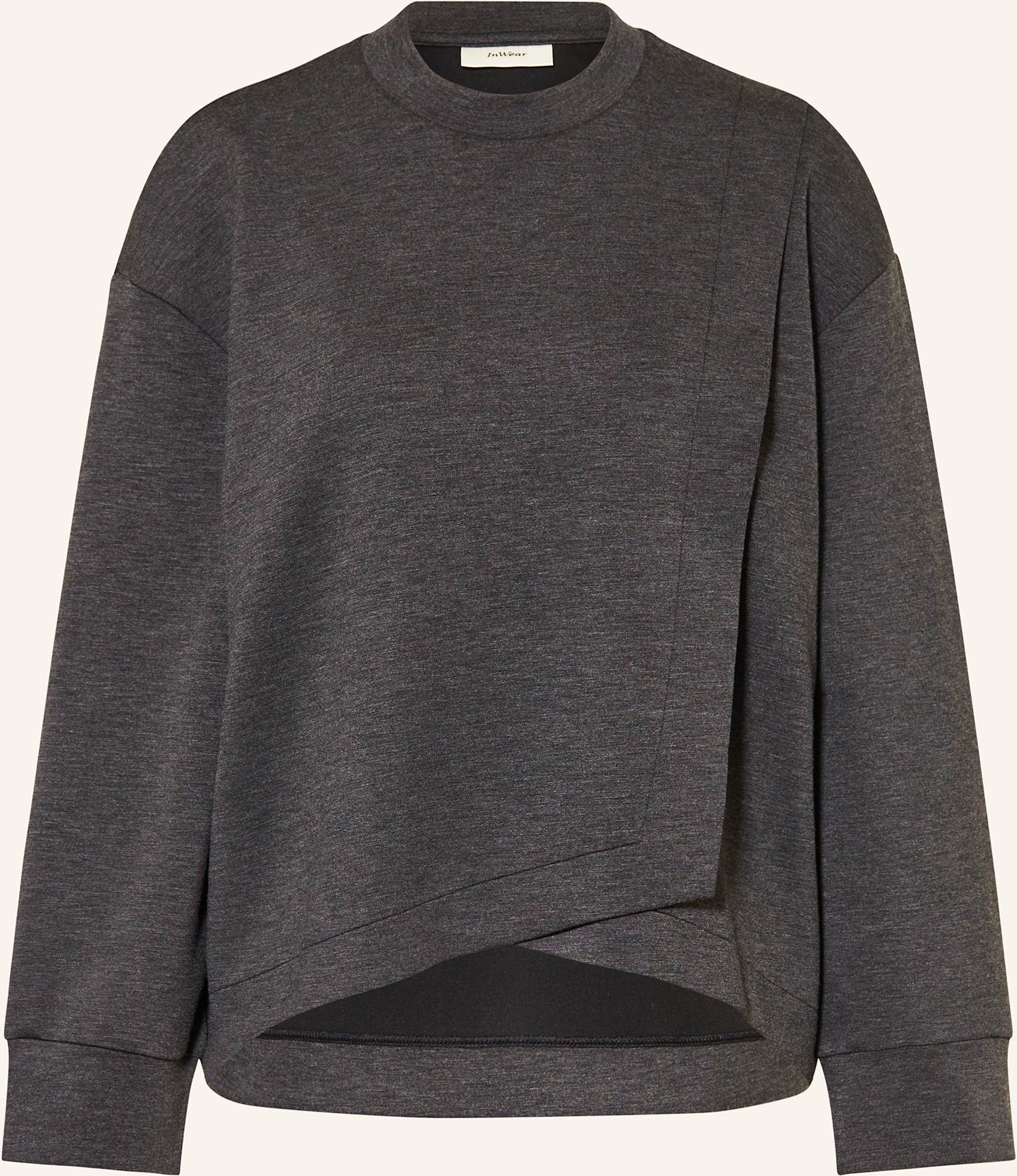 Thumbnail - Inwear Sweatshirt Gidaiw In Wickeloptik grau