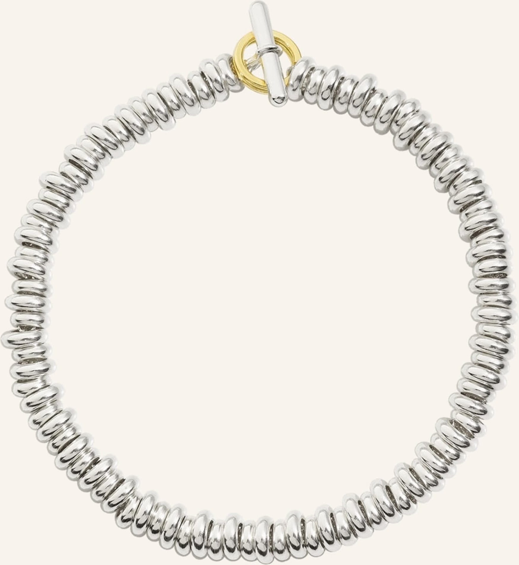 Dodo Armband Rondelle silber