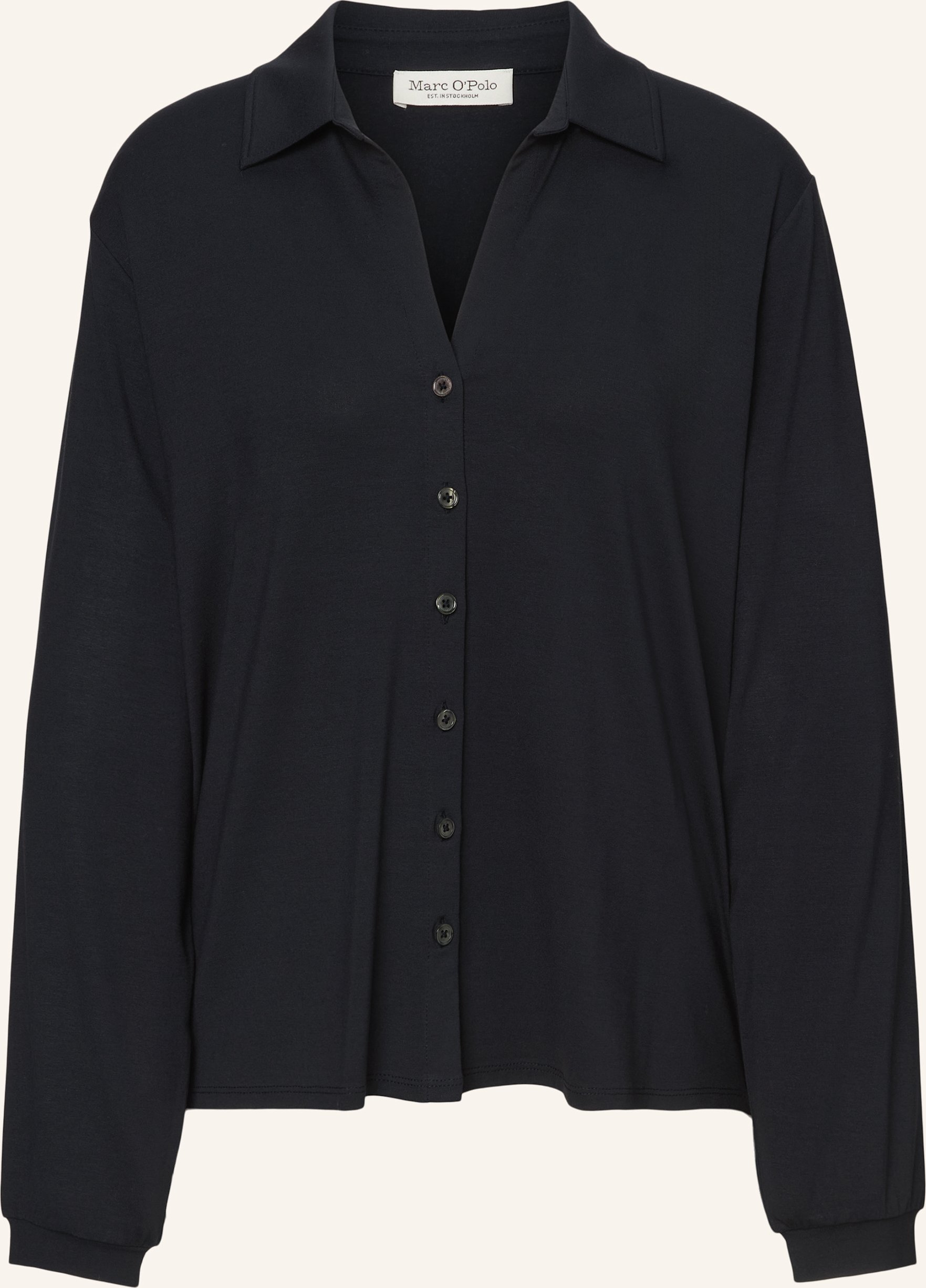 Marc O'polo Jerseybluse Loose blau