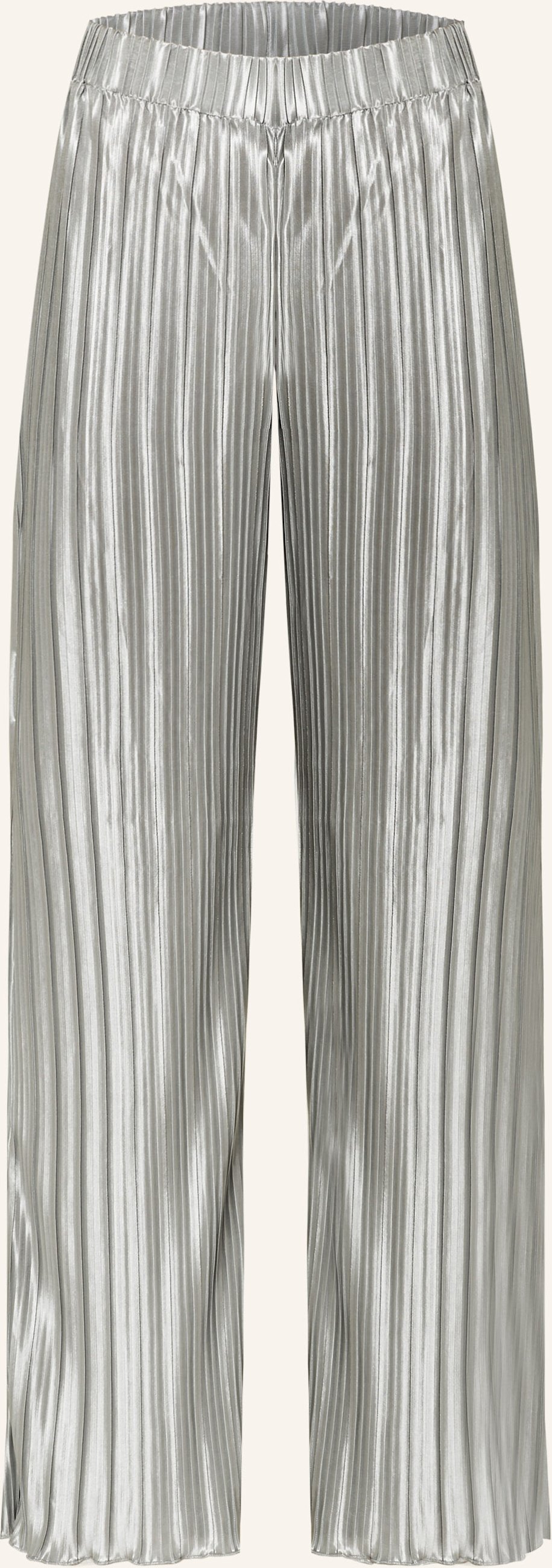 Y.A.S. Marlenehose Mit Plissees silber