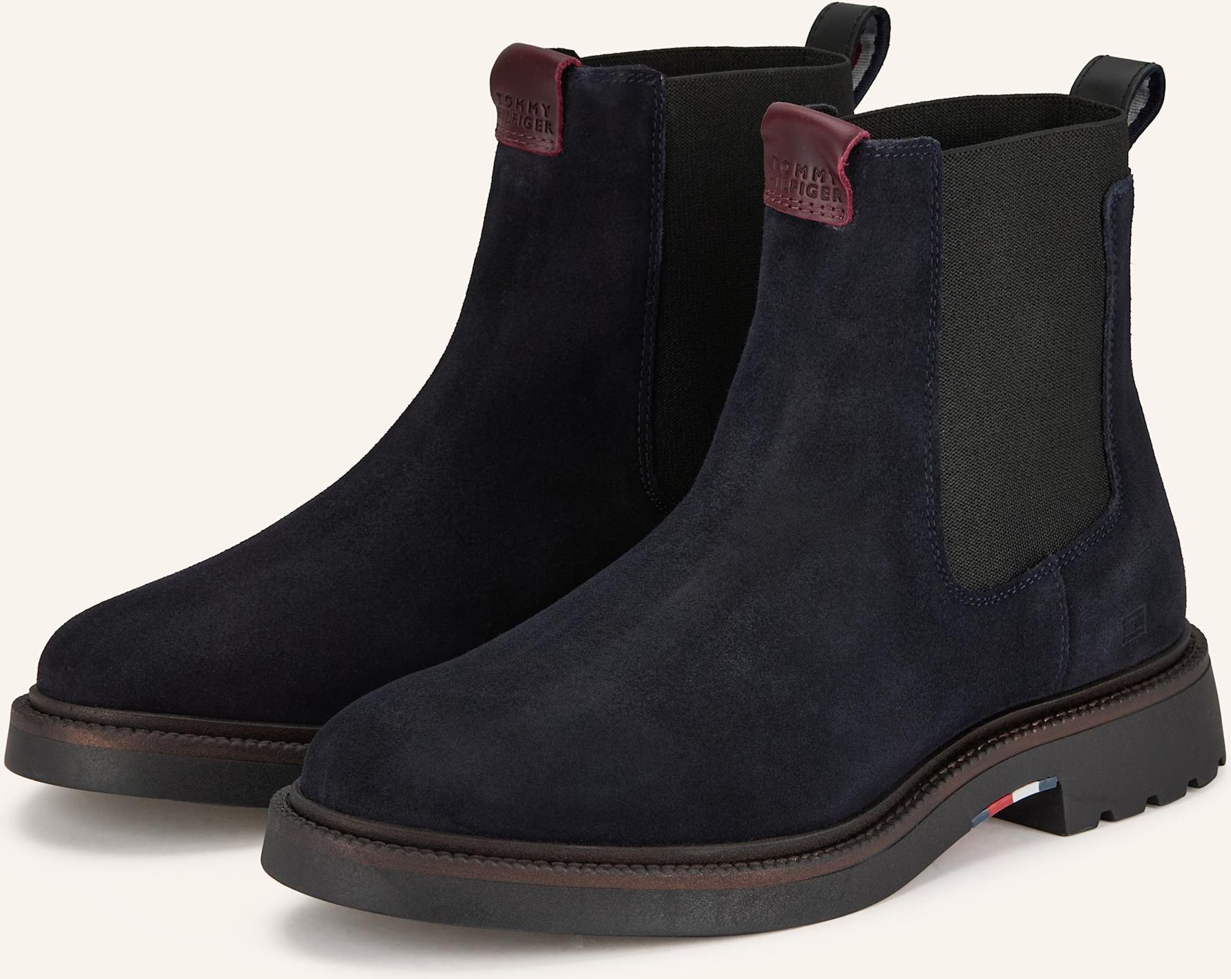 Thumbnail - Tommy Hilfiger Chelsea-Boots blau