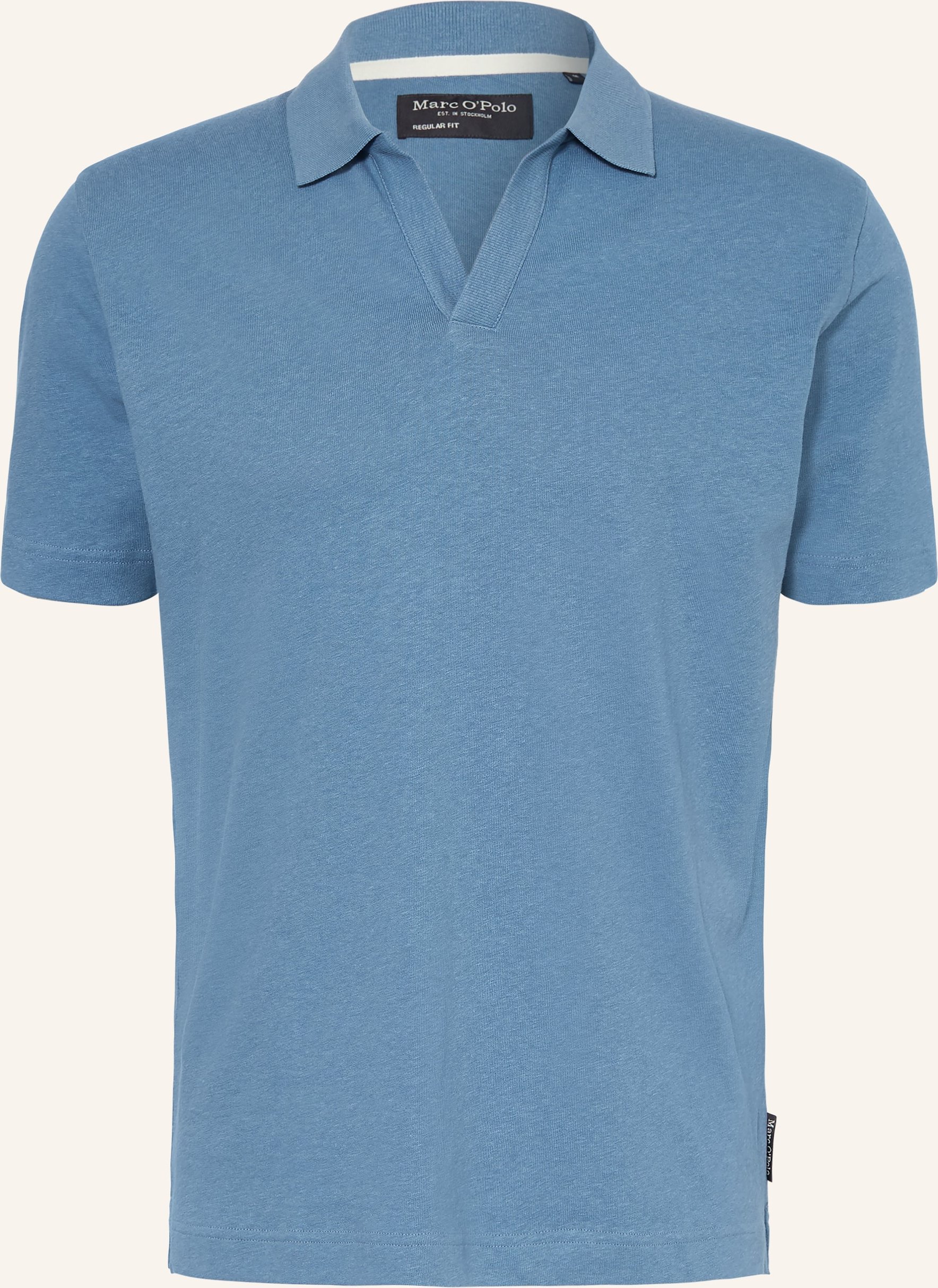 Marc O'polo Jersey-Poloshirt Regular Fit blau