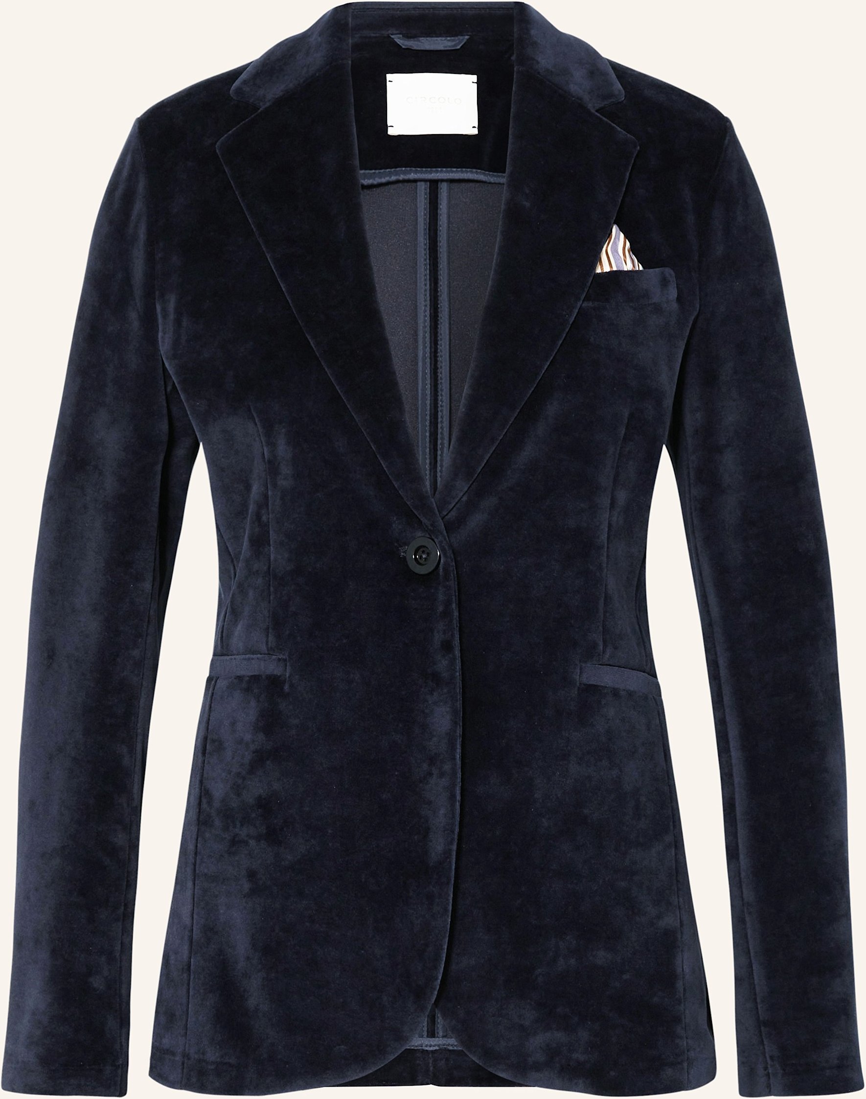 Circolo 1901 Samtblazer blau