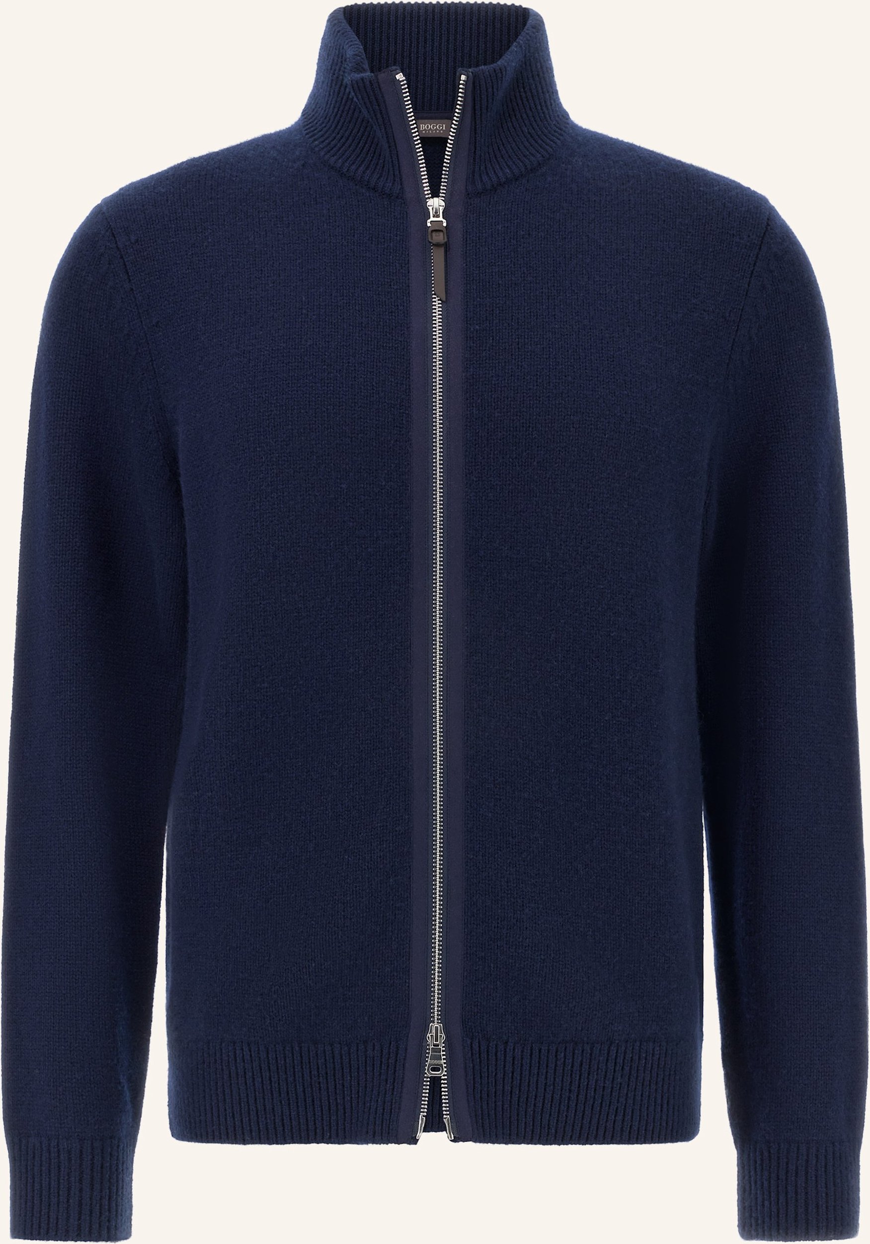 Boggi Milano Strickjacke Aus Cashmere blau